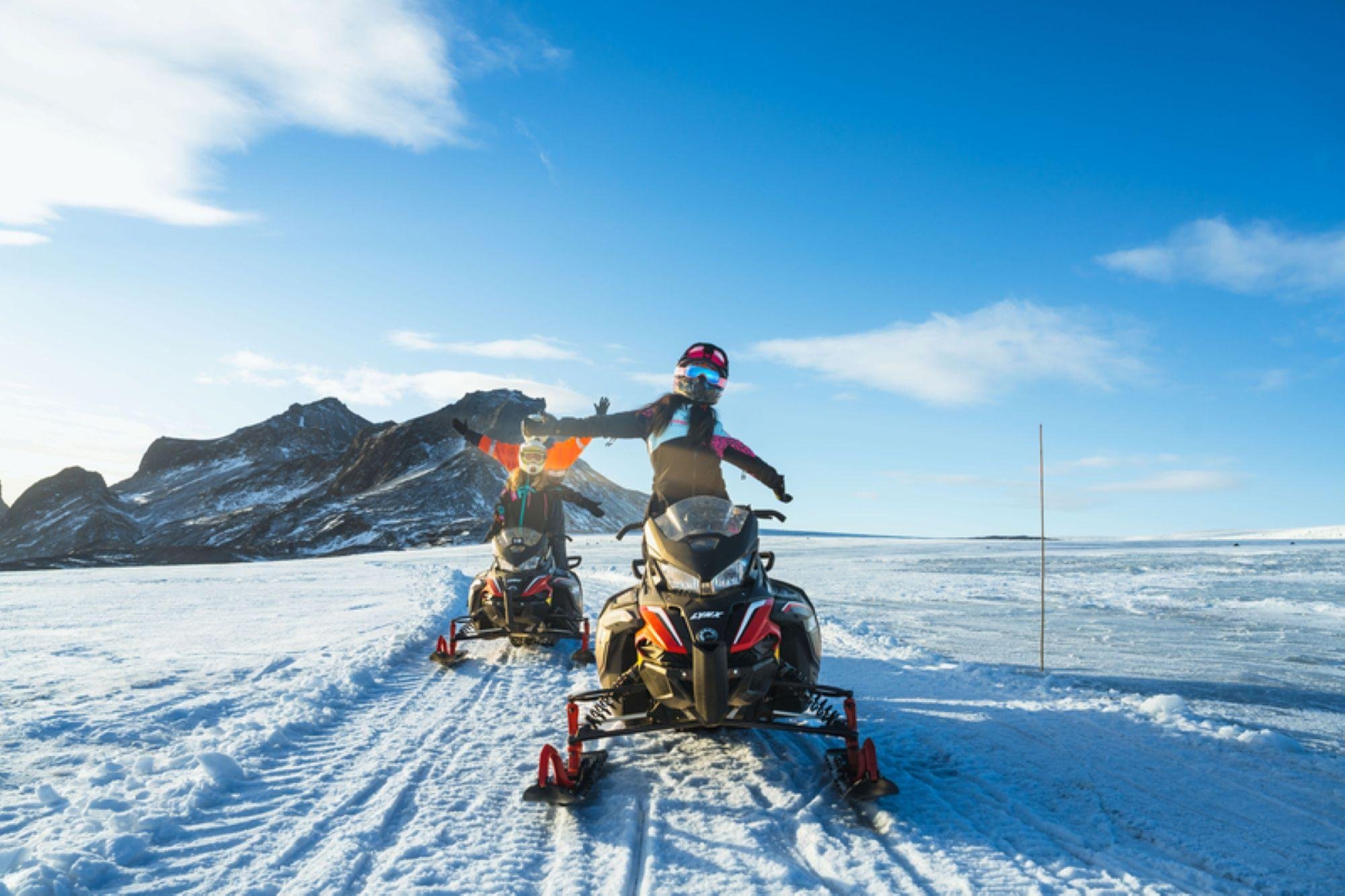 Langjökull Snowmobile & Ice Tunnel Adventure