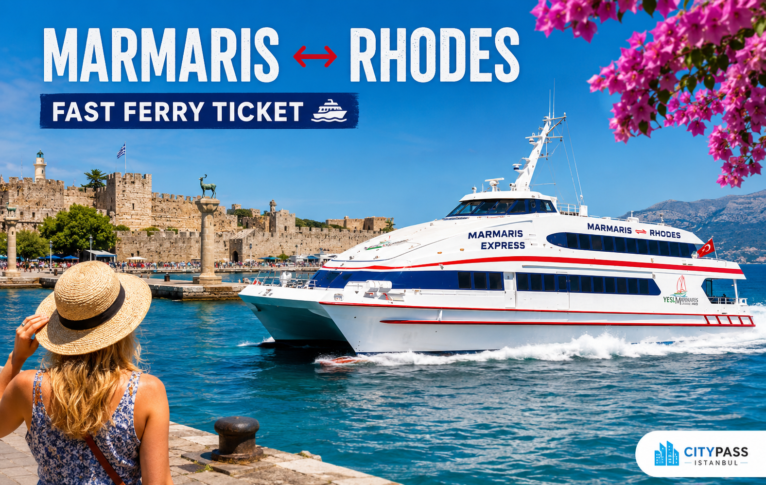 Marmaris to Rhodes Round-Trip Ferry Ticket