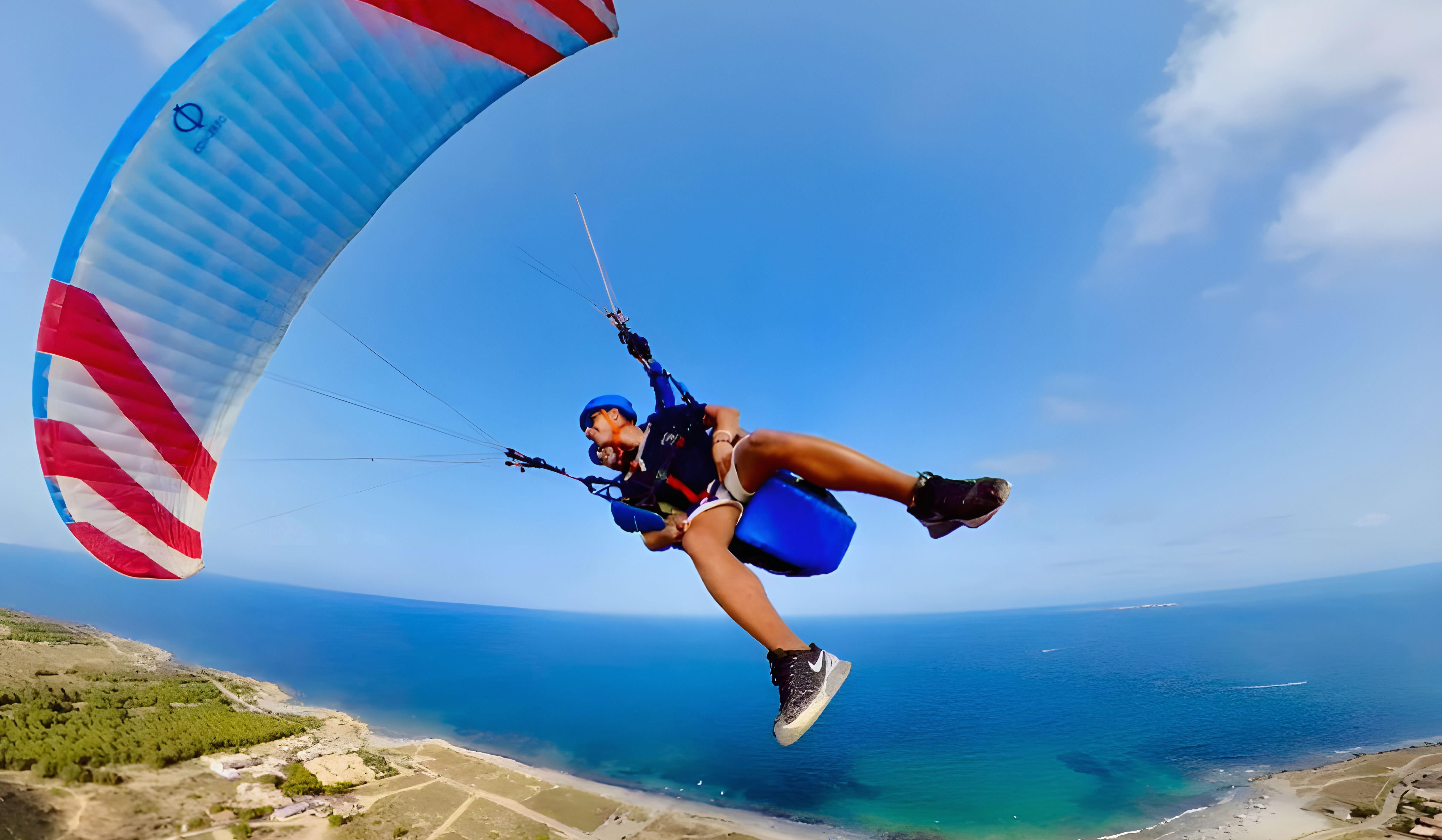 Tandem Paragliding Flight over Alicante Coast