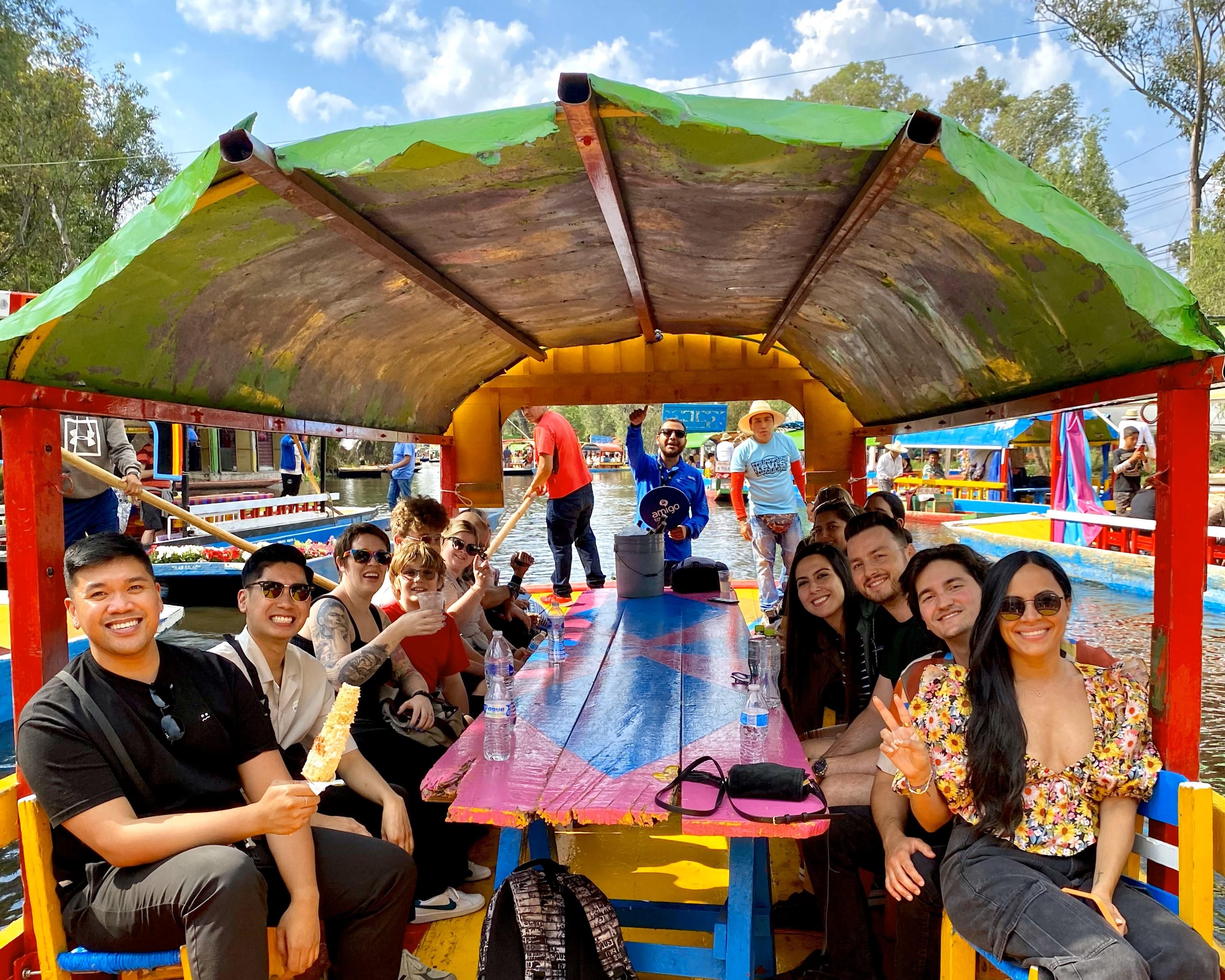 Xochimilco Trajinera Canal Party with Mariachi & Drinks