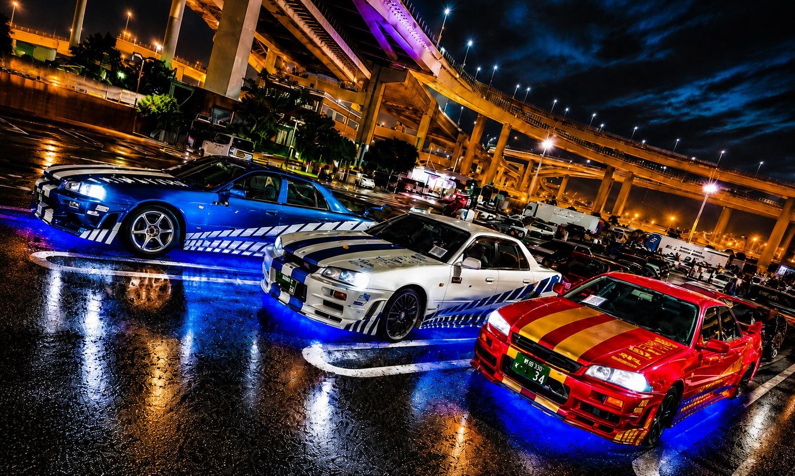 Tokyo: Private JDM R34 Skyline drive & Daikoku PA car meet - JDM Tokyo tour car and night drive