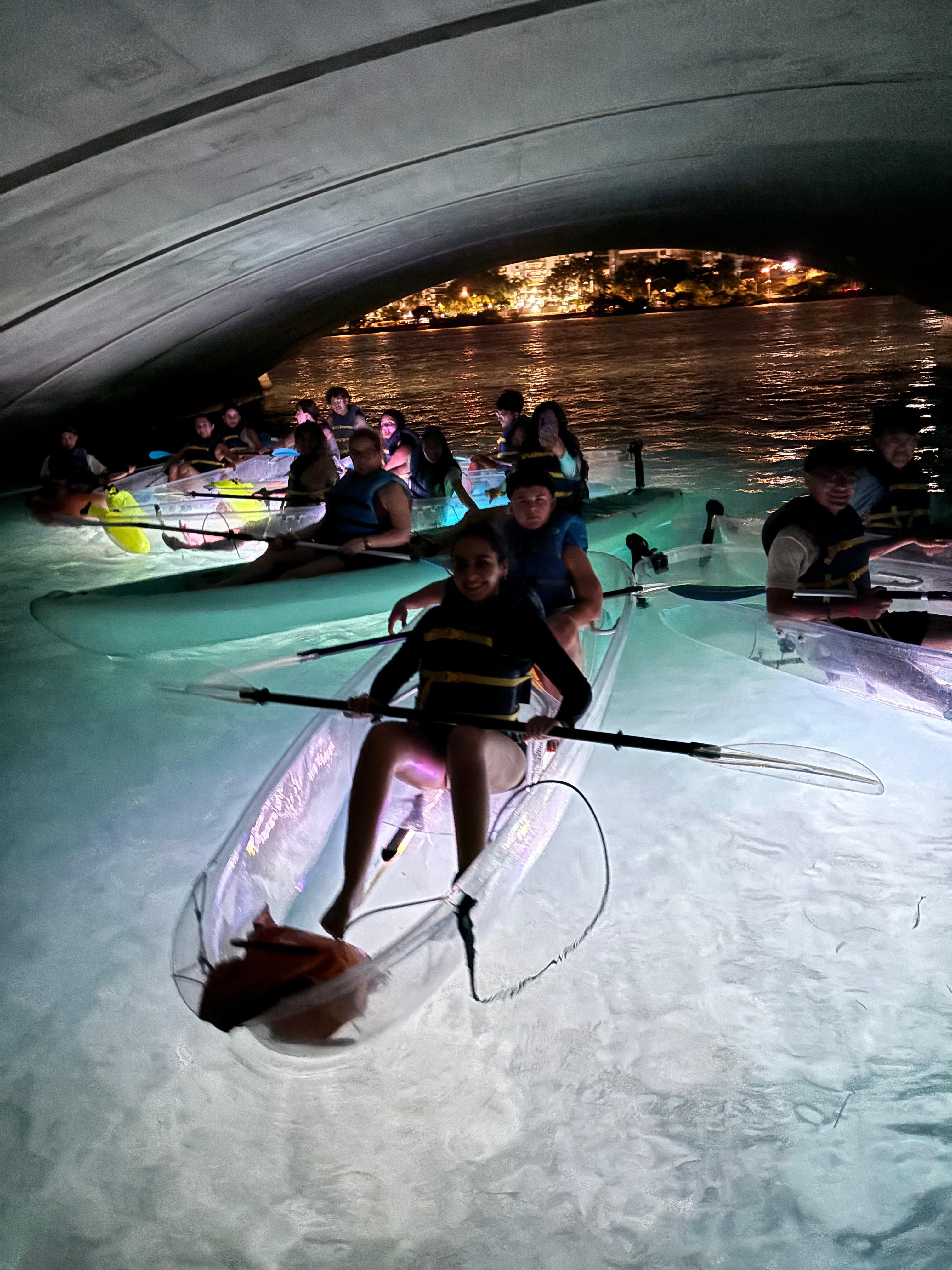 San Juan Clear Kayak Night Tour with LED Lights