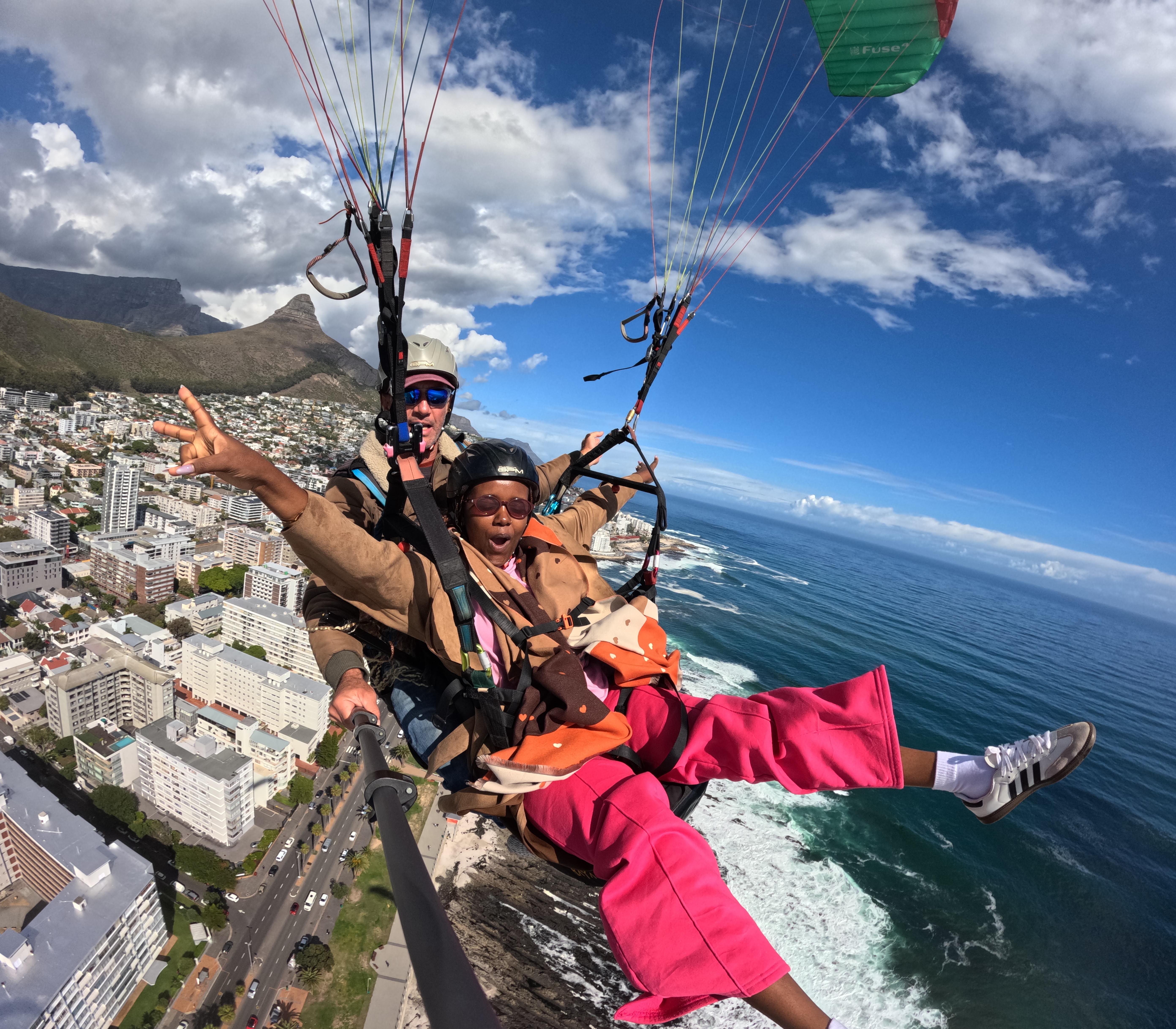 Cape Town Tandem Paragliding from Signal Hill