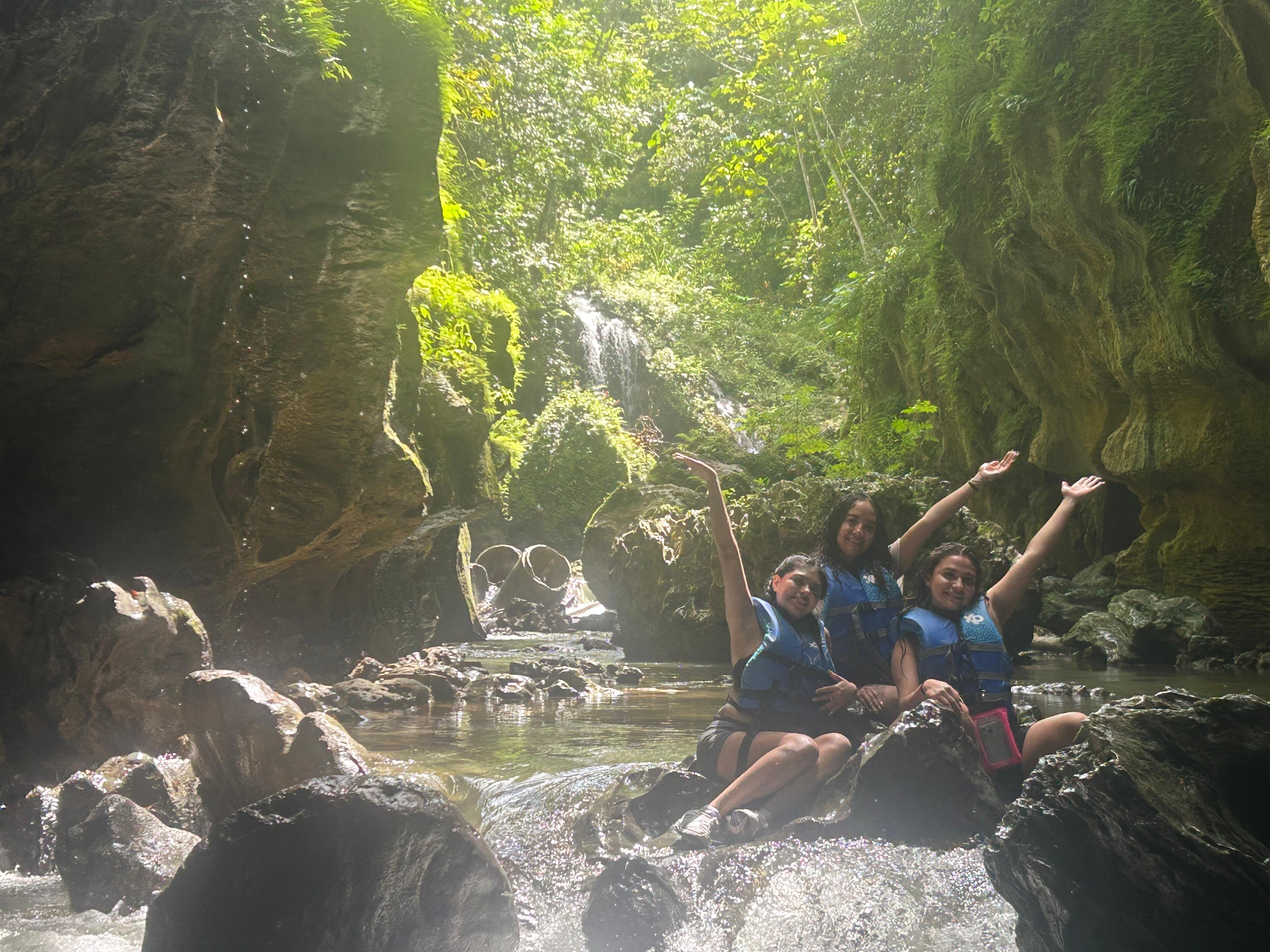 Charco Azul Canyon, Caves, and Mar Chiquita Beach Adventure