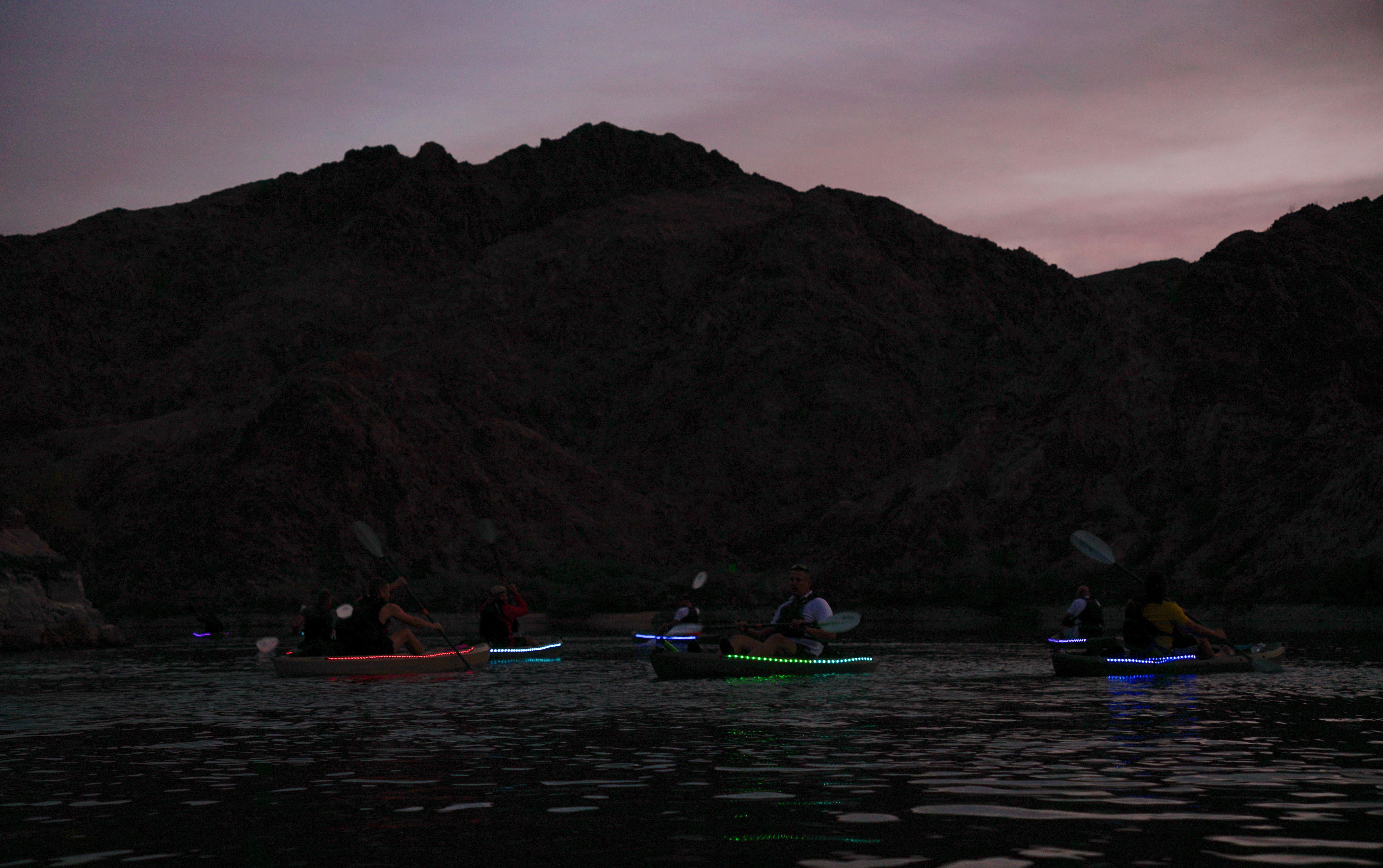 Emerald Cave Sunset Kayak Tour from Willow Beach