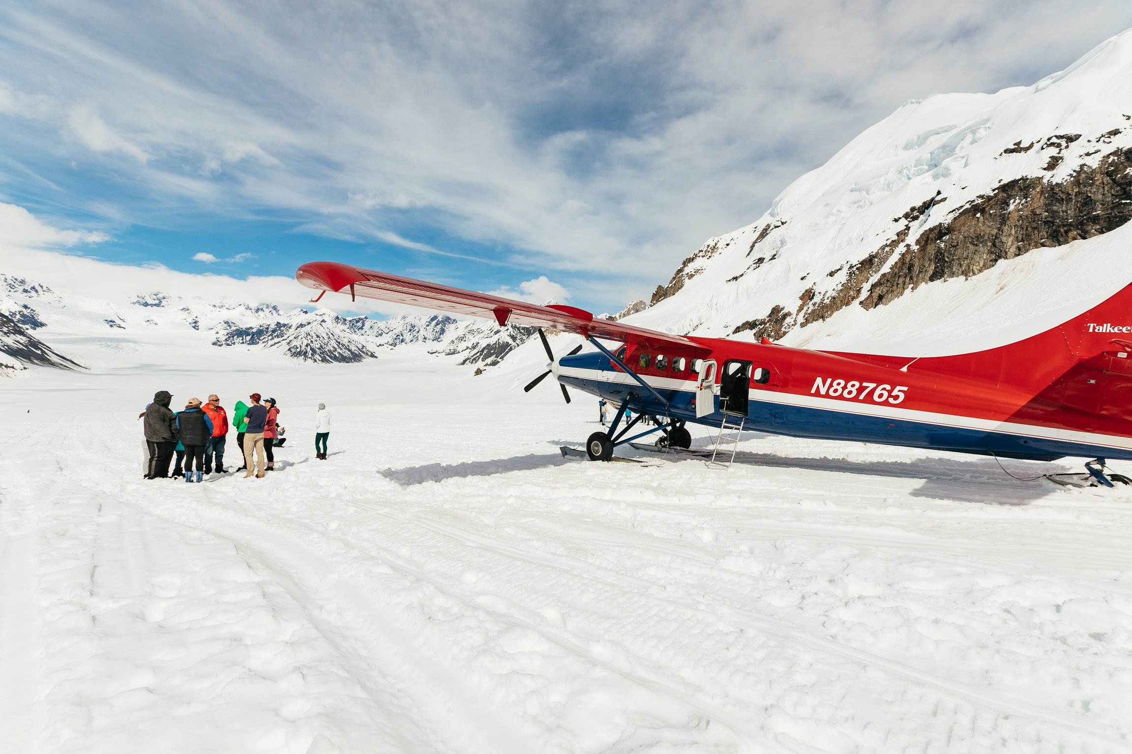 Denali flightseeing tour — Alaska Range glaciers and peaks from a bush plane — image 13