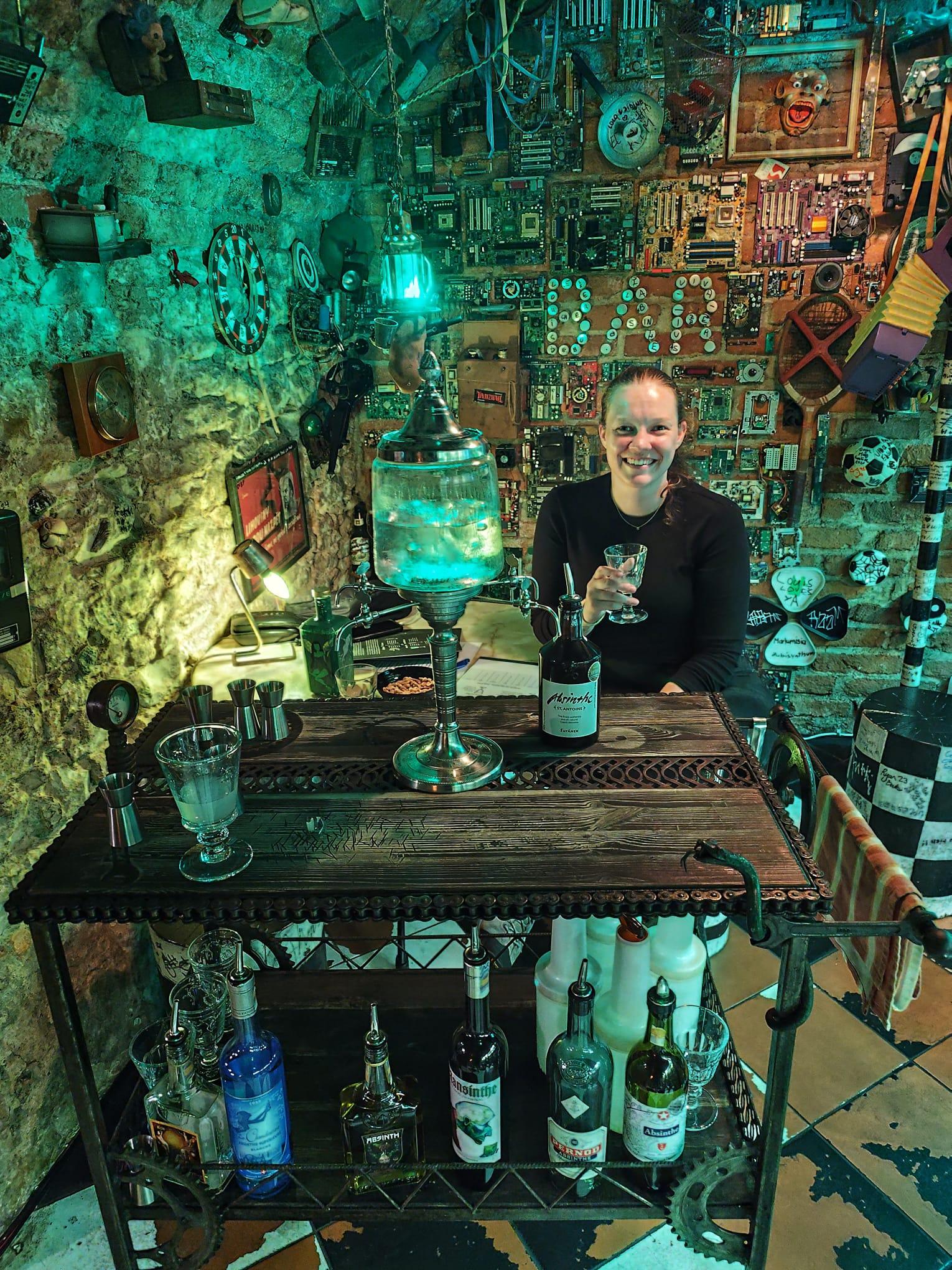 Prague Historic Absinthe Cellar Tasting