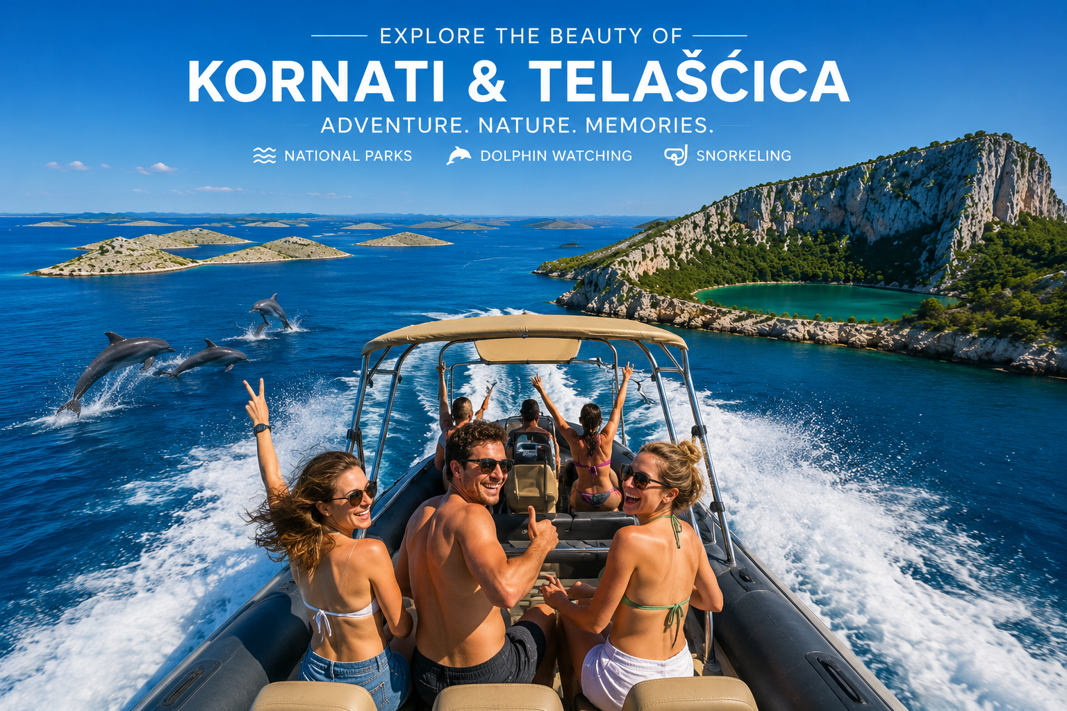 Kornati & Telascica Speedboat Tour from Zadar