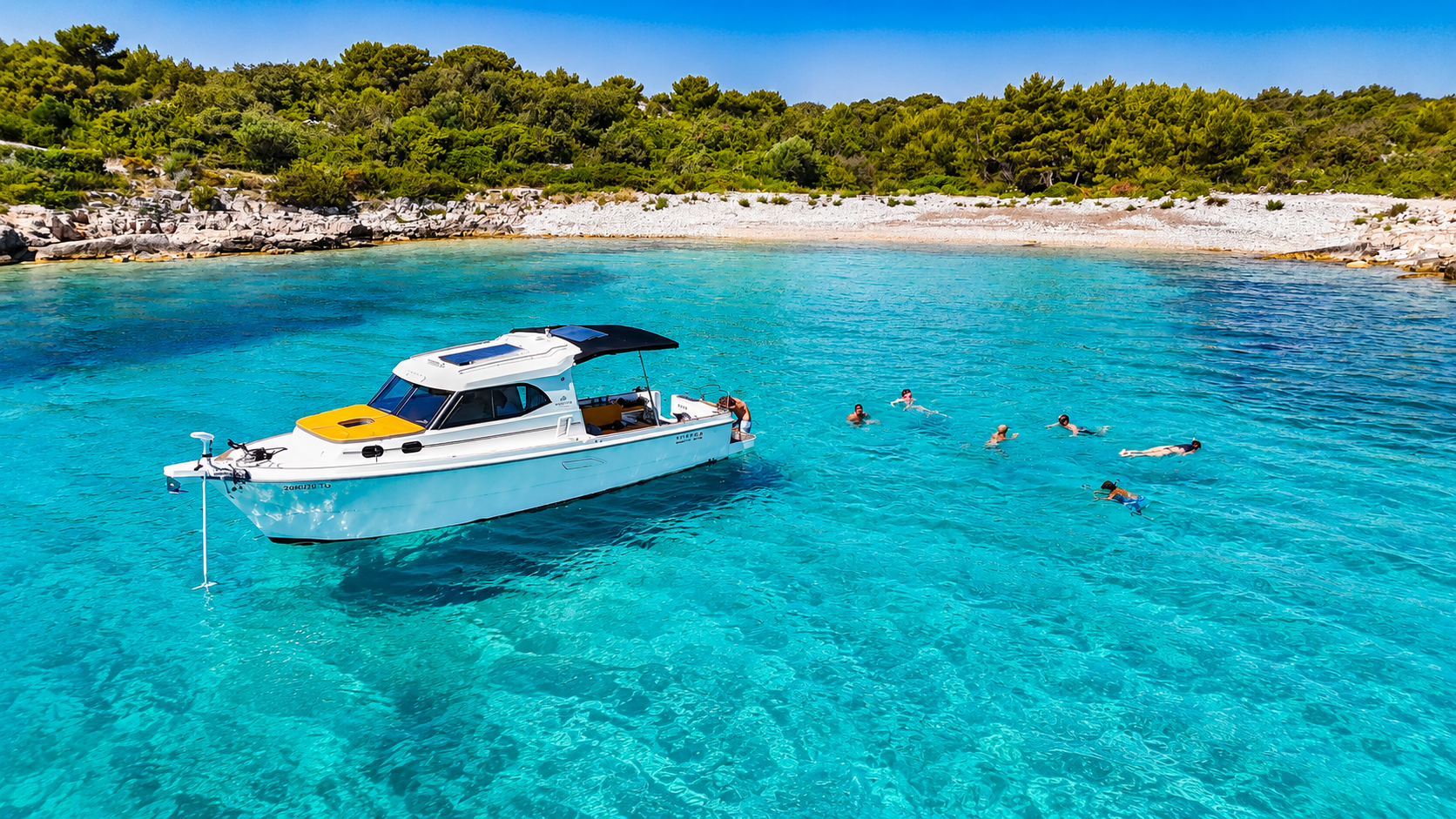 Three Islands Speedboat Adventure from Trogir
