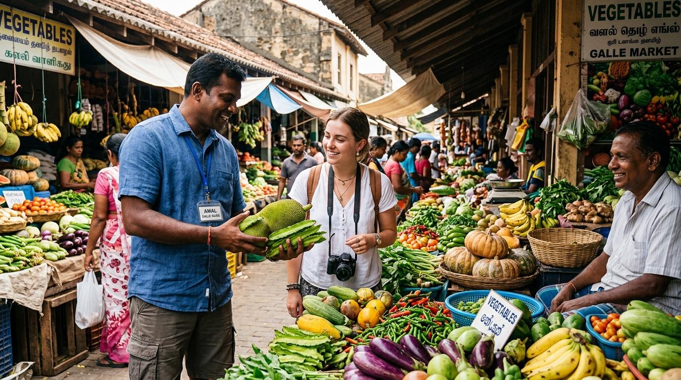 Galle Fort: Esperienza al mercato, cucina e oreficeria