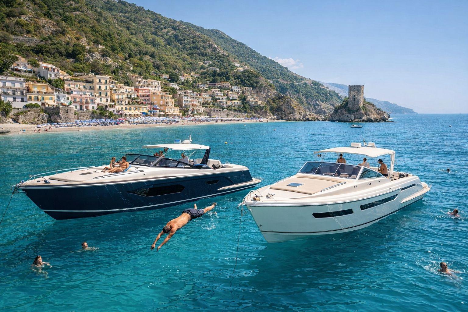Amalfi Coast Semi-Private Boat Tour with Local Skipper