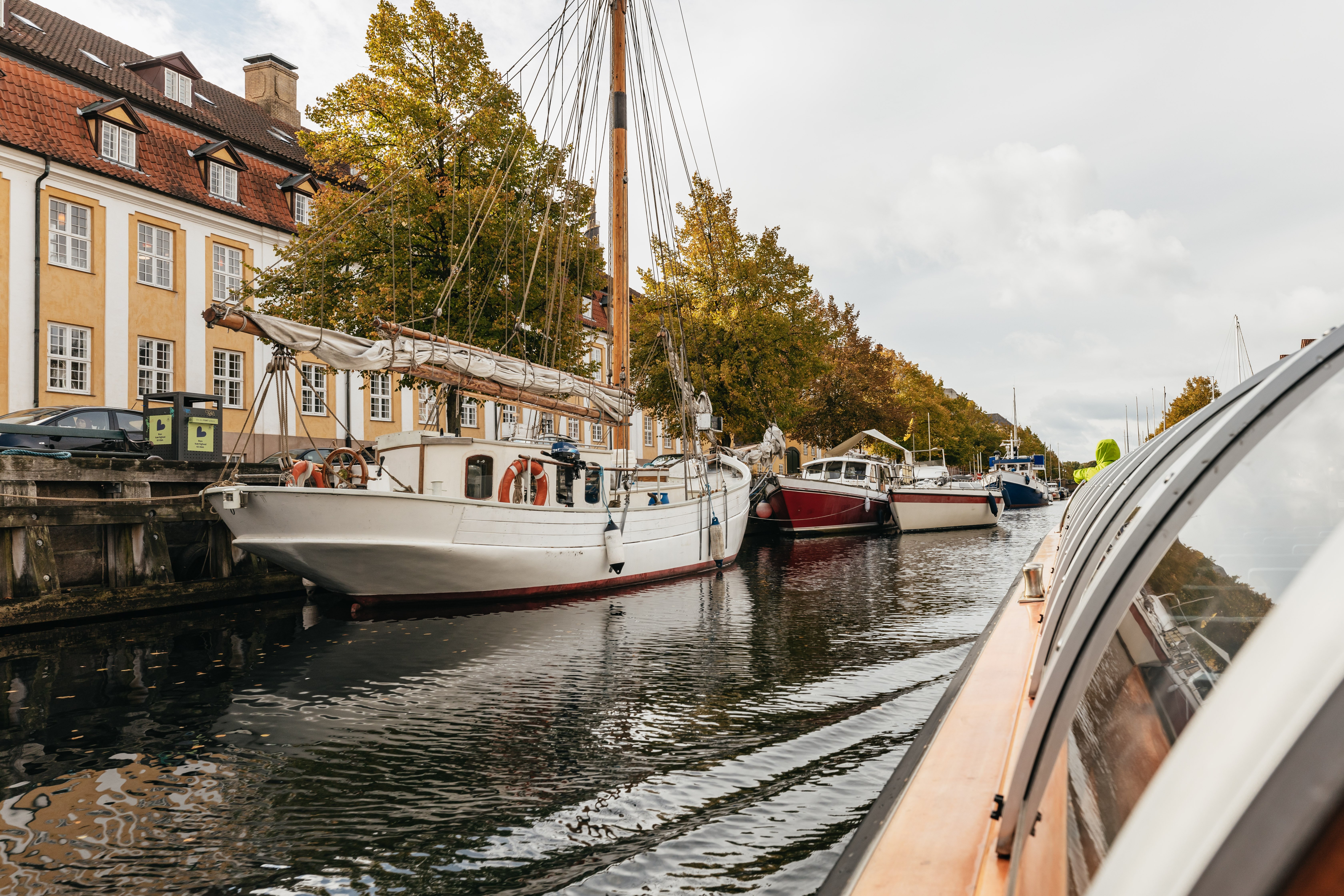 Copenhagen canal boat tour Nyhavn harbour cruise view from the water — image 14