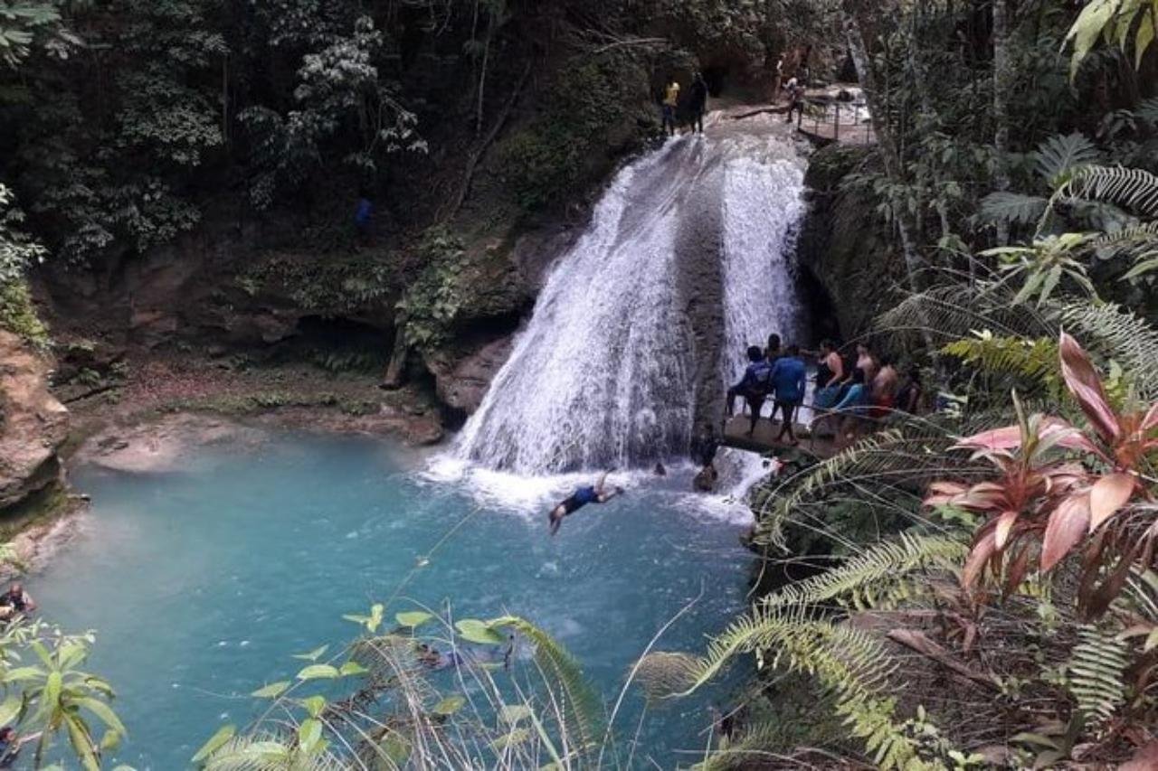 Blue Hole & Dunn's River Falls Adventure from Ocho Rios