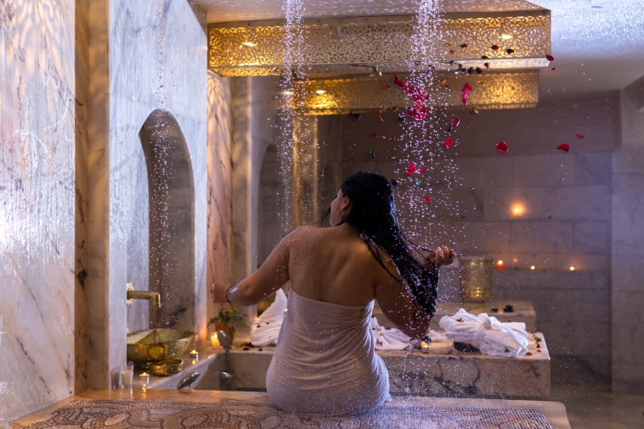 Marrakech traditional Moroccan hammam — steam room, scrub, and massage — image 3