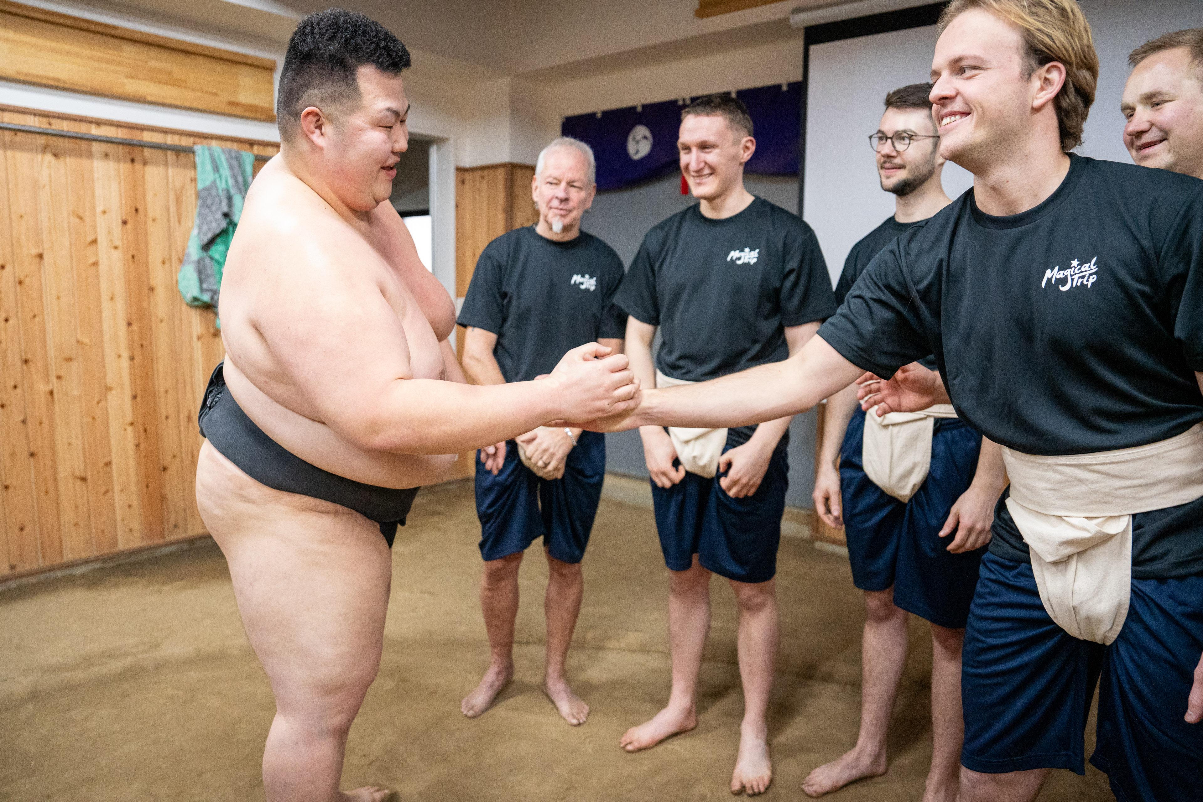 Sumo training experience near Tokyo — drills and bouts with ex-pro wrestlers — image 38