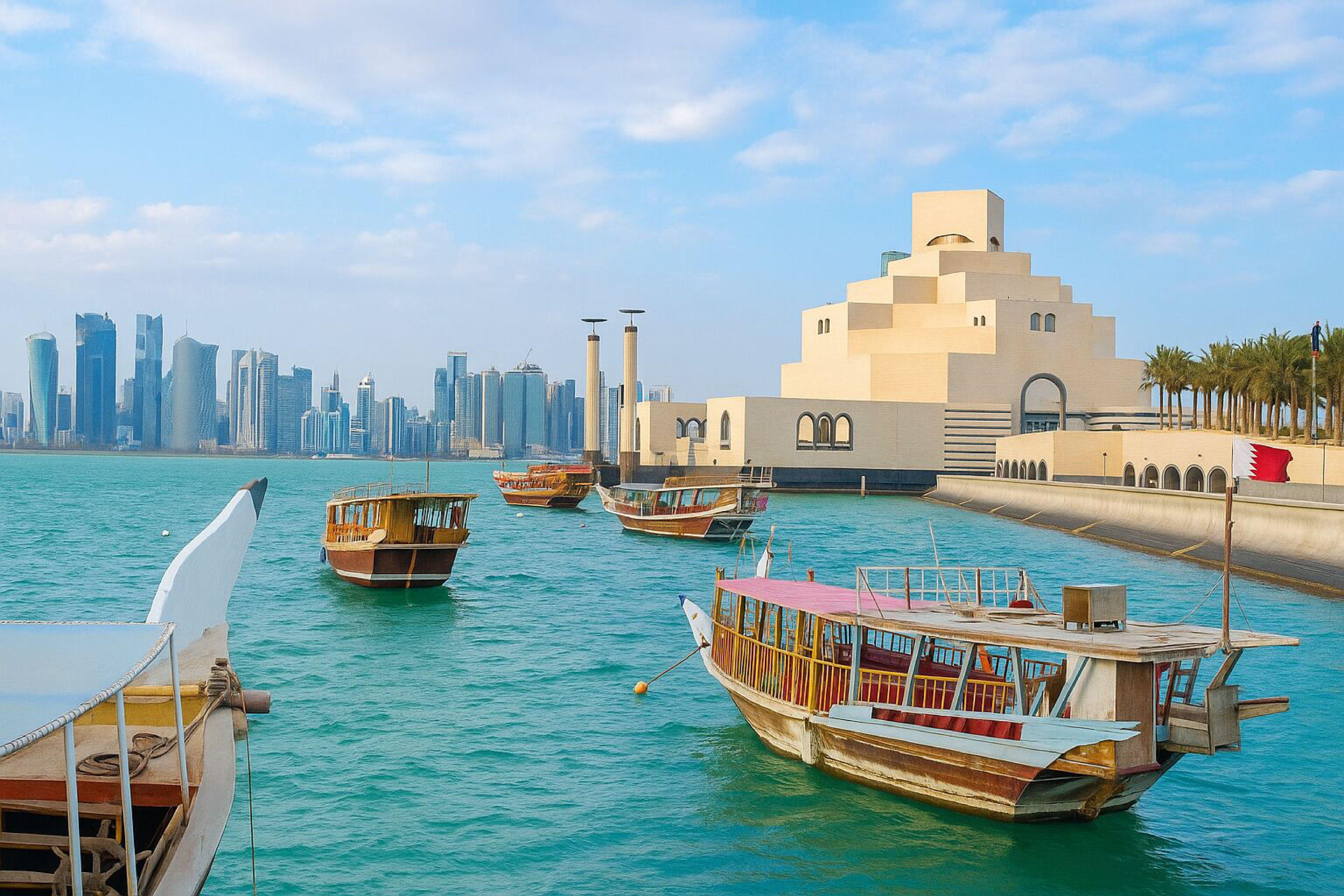 Doha City Tour & Traditional Dhow Cruise
