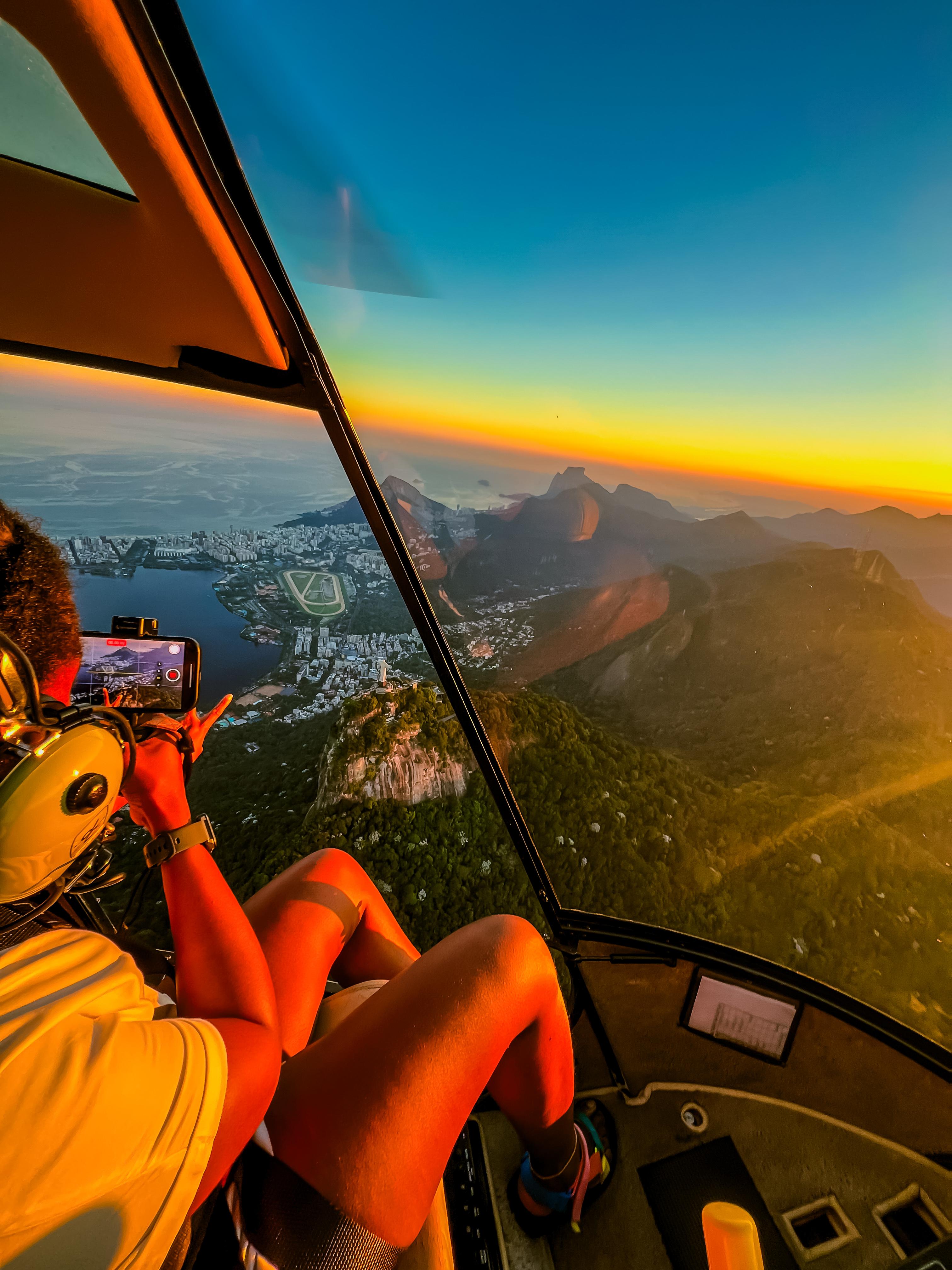 Rio de Janeiro Doorless Helicopter Adventure