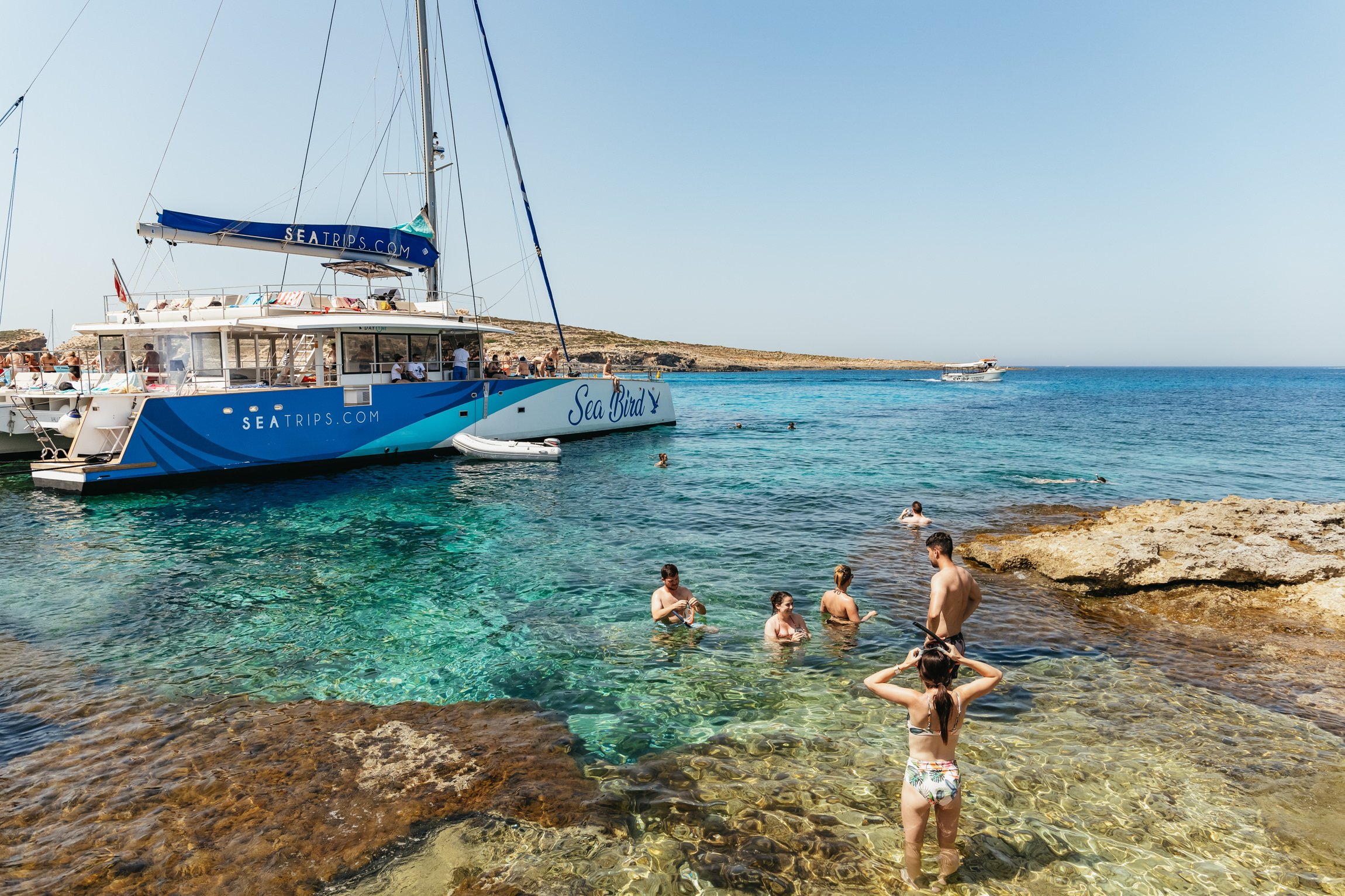 Malta Catamaran Cruise: Blue Lagoon & Coastal Bays