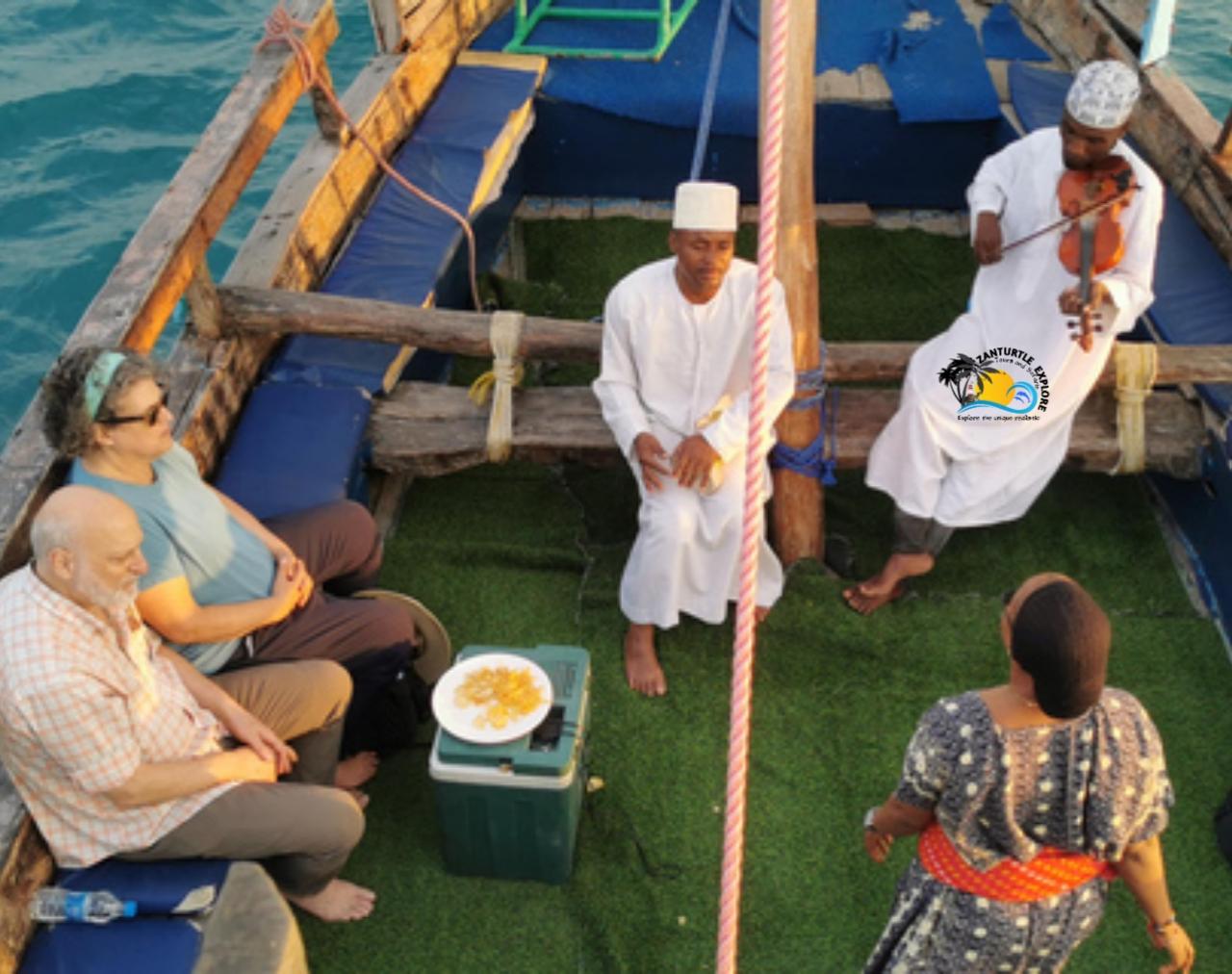 Zanzibar Sunset Dhow Cruise with Live Music from Stone Town