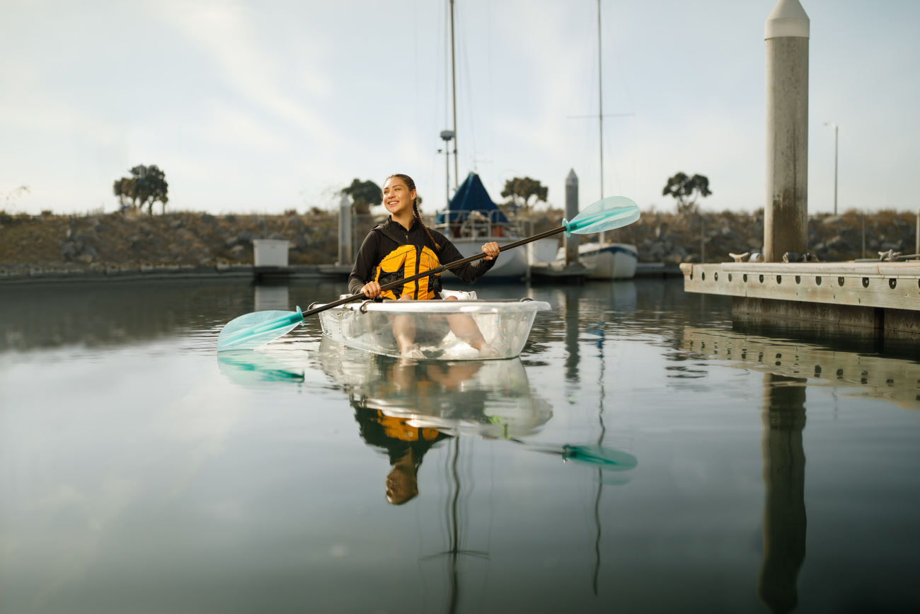 Crystal Clear Kayak Rental in San Diego Bay