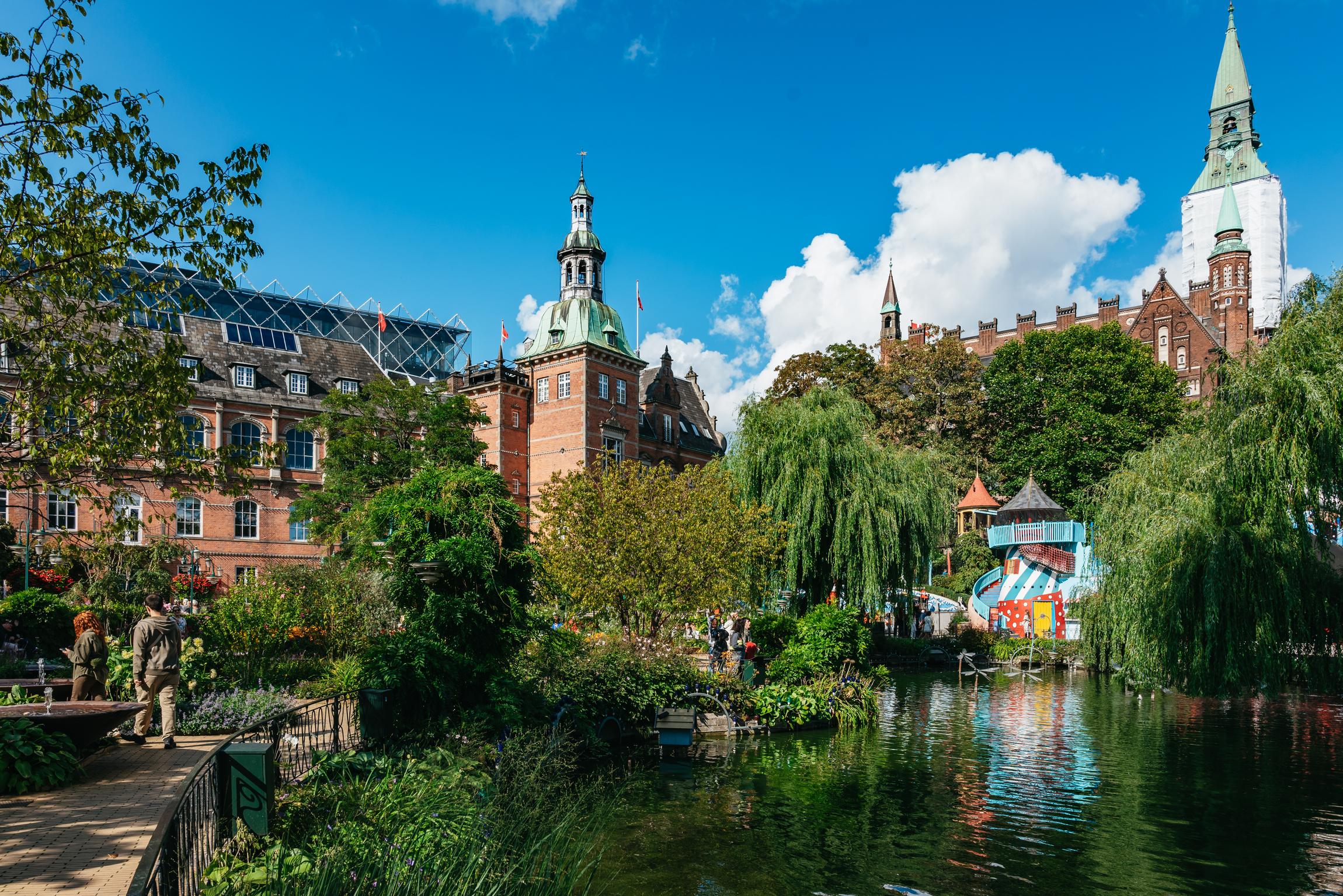Copenhagen Halloween season at Tivoli Gardens — autumn garden scenery — image 17