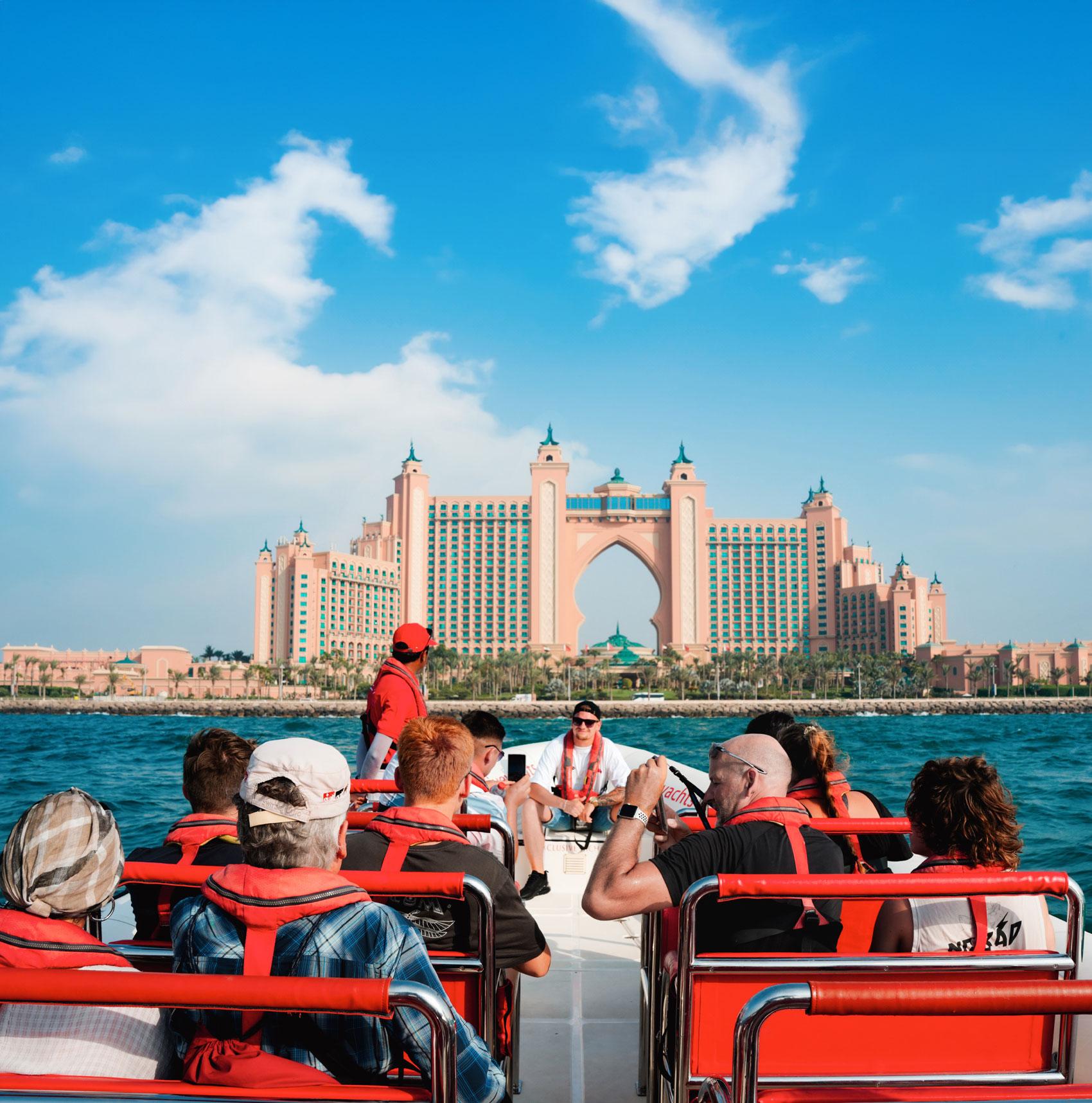 Dubai Speedboat Tour: Marina, Palm, Burj Al Arab & Atlantis