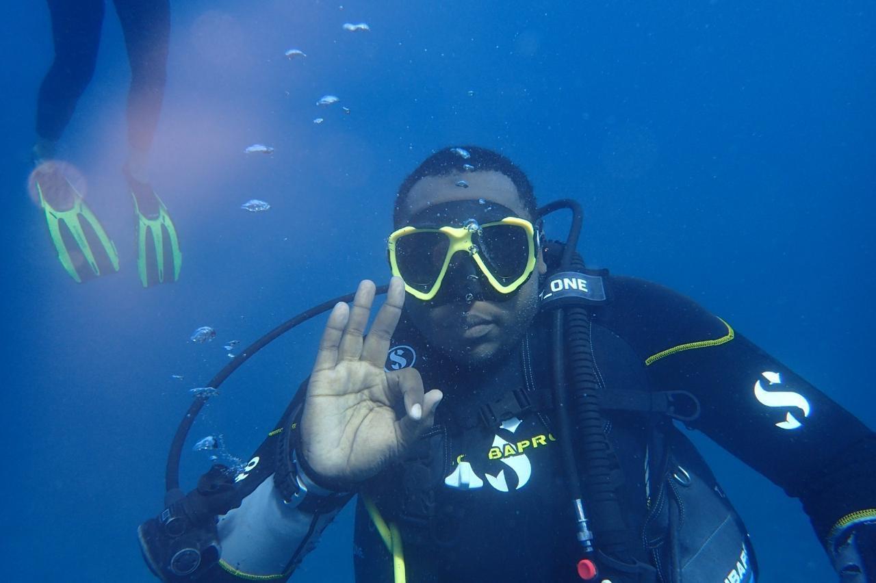 Diani Beach Scuba Diving with Boat Excursion