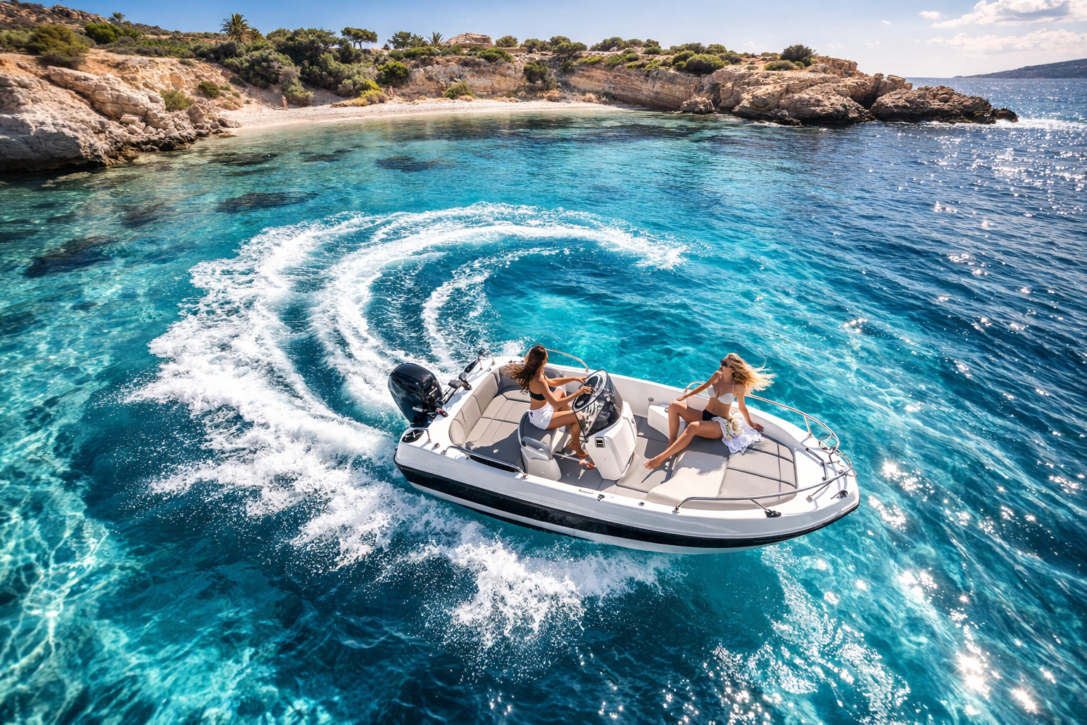 Self-Drive Boat Rental in Puerto Colon (No License Required)