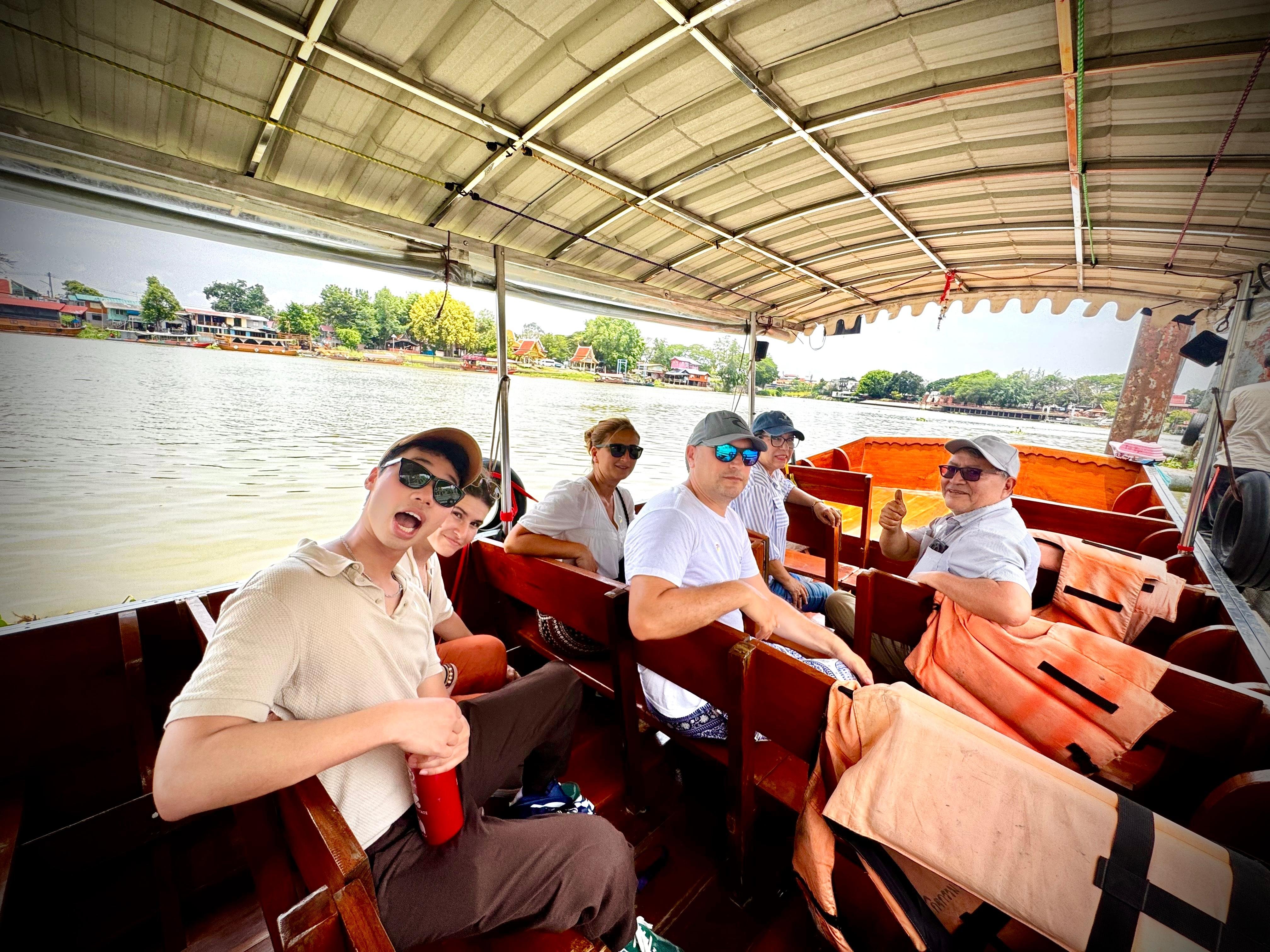 Bangkok to Ayutthaya Day Trip with Boat Ride & Temple Tickets