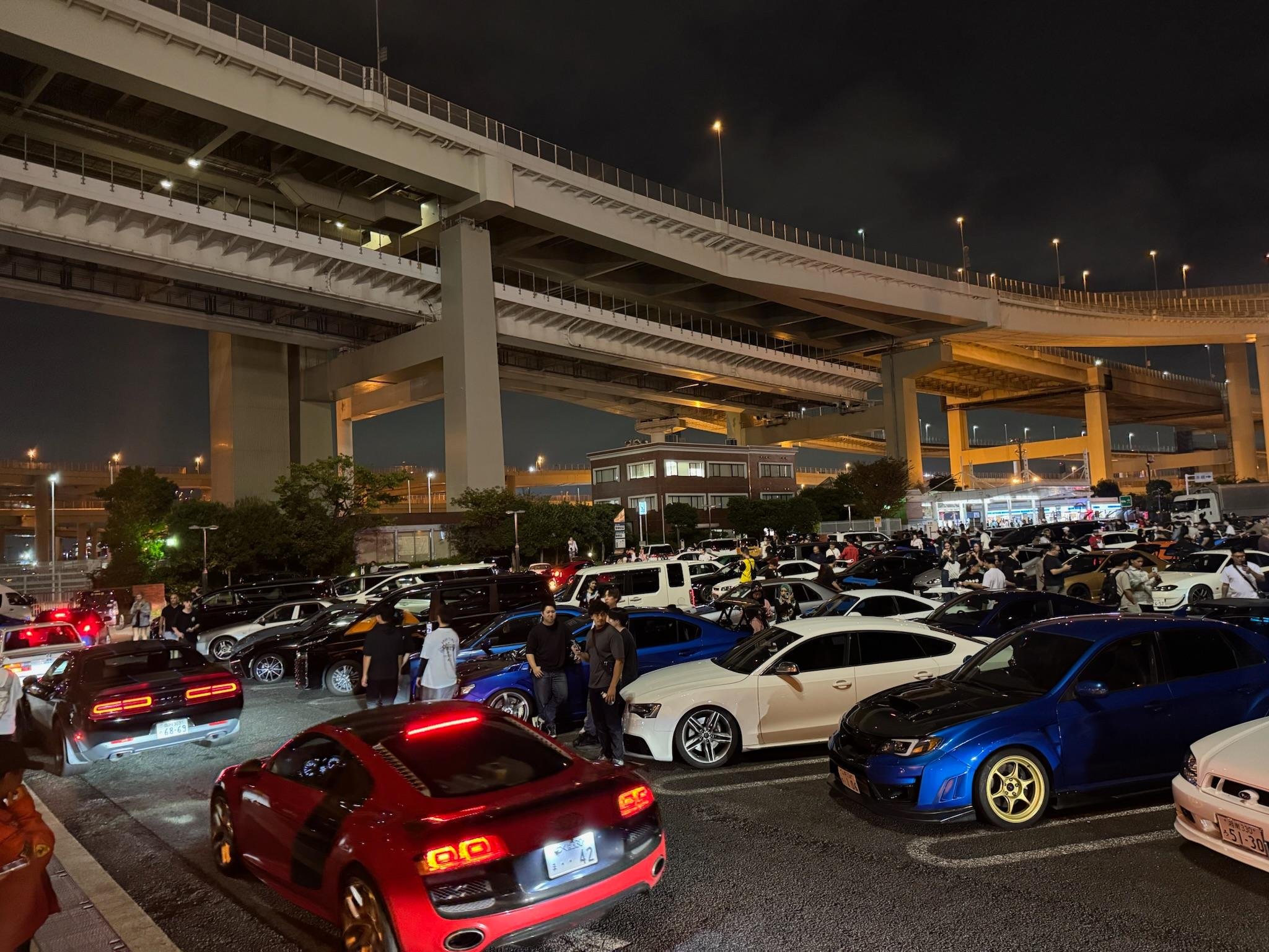R34/Evo 600HP/GR86/WRX JDM Night Run Daikoku Parking