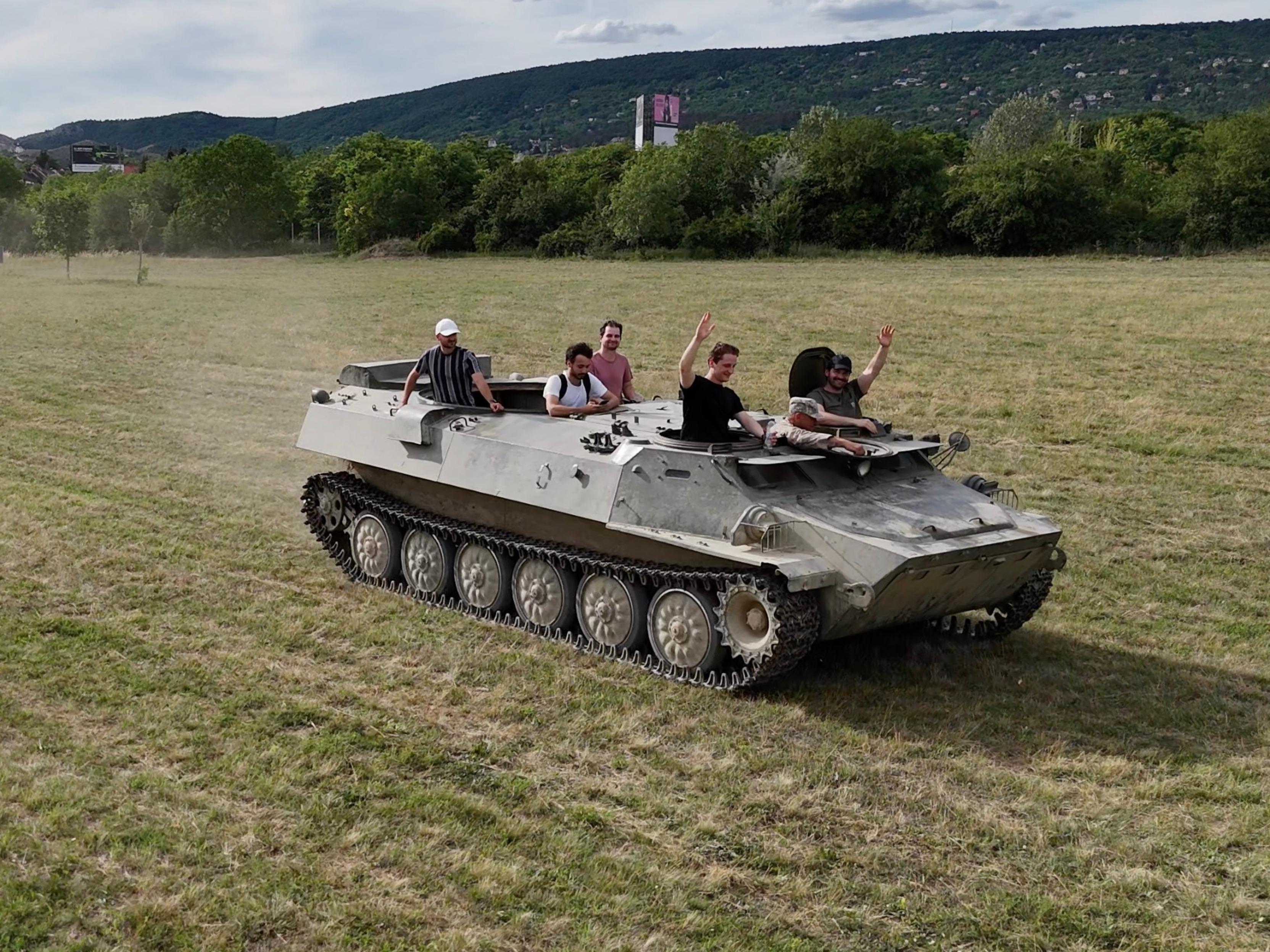 MTLB Tank Driving & BTR Armored Vehicle Ride