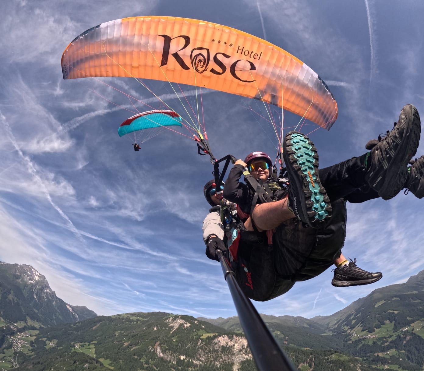 Tandem Paragliding Flight