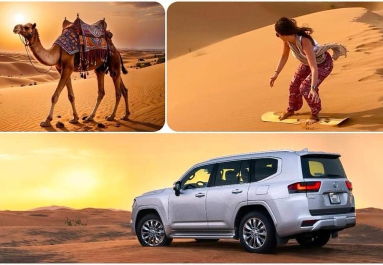 Doha Desert Adventure: Dune Bashing, Camel Rides & Sandboarding