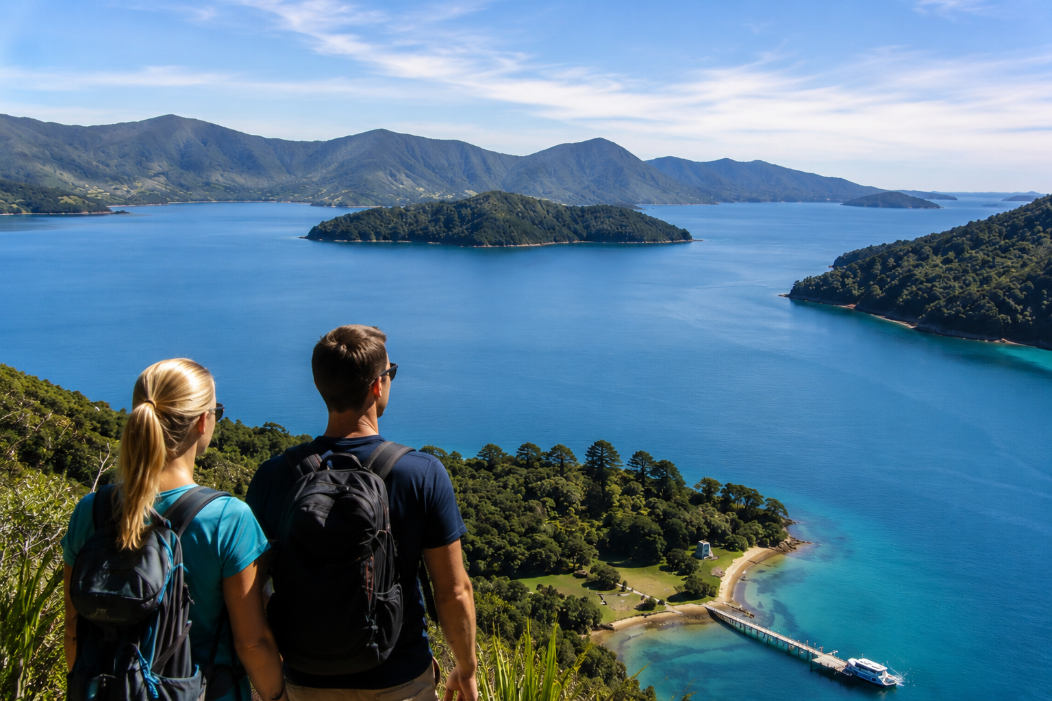 Marlborough Sounds Eco Cruise, Motuara Island & Queen Charlotte Track