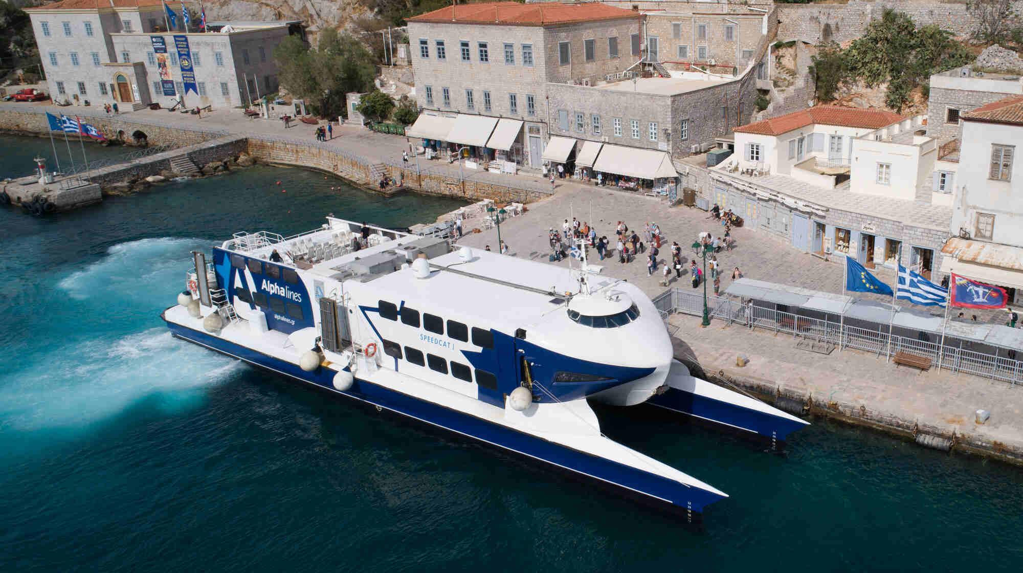 Athens to Hydra Ferry Crossing