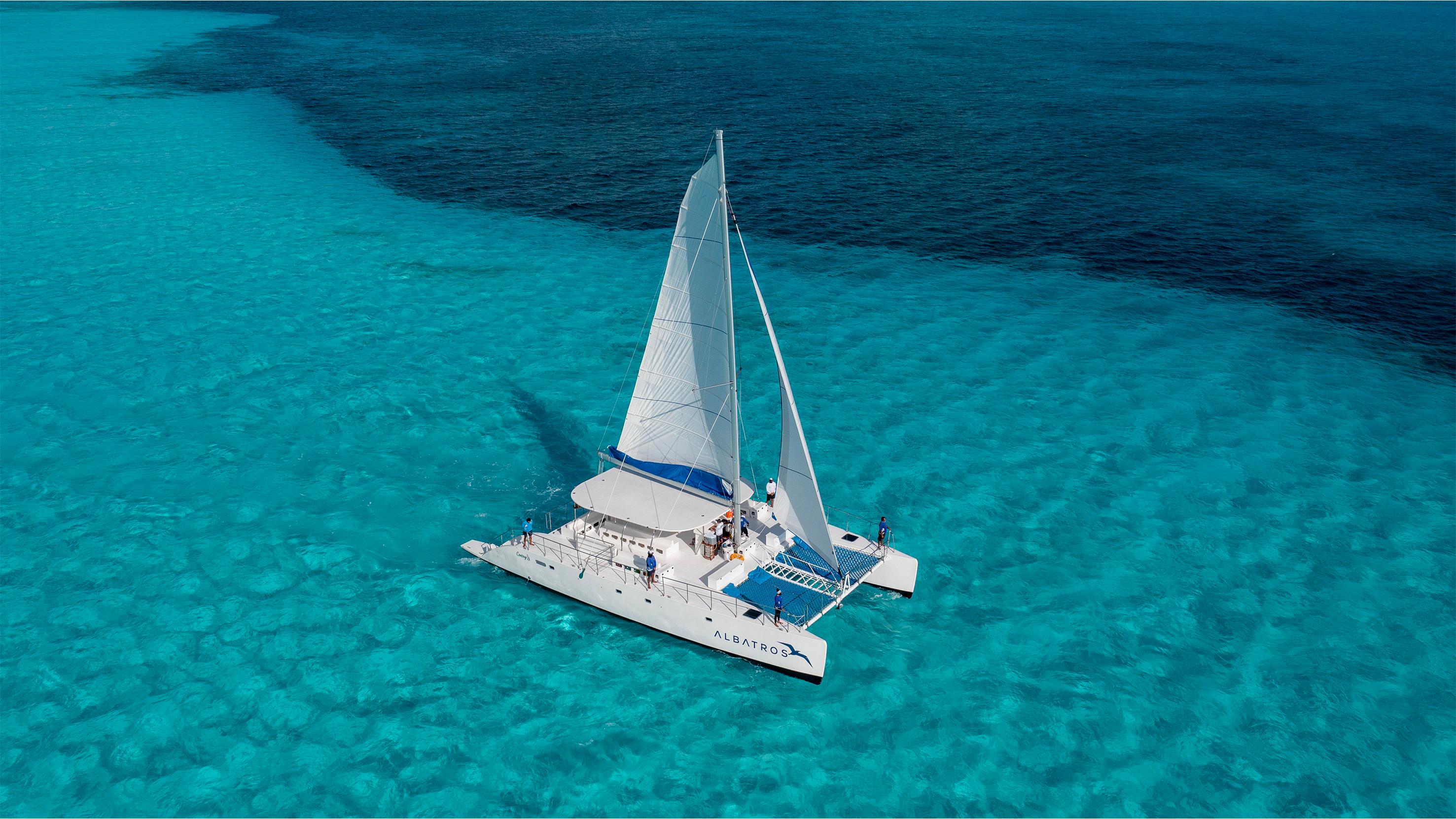 Isla Mujeres Catamaran Day Trip with Snorkeling & Buffet