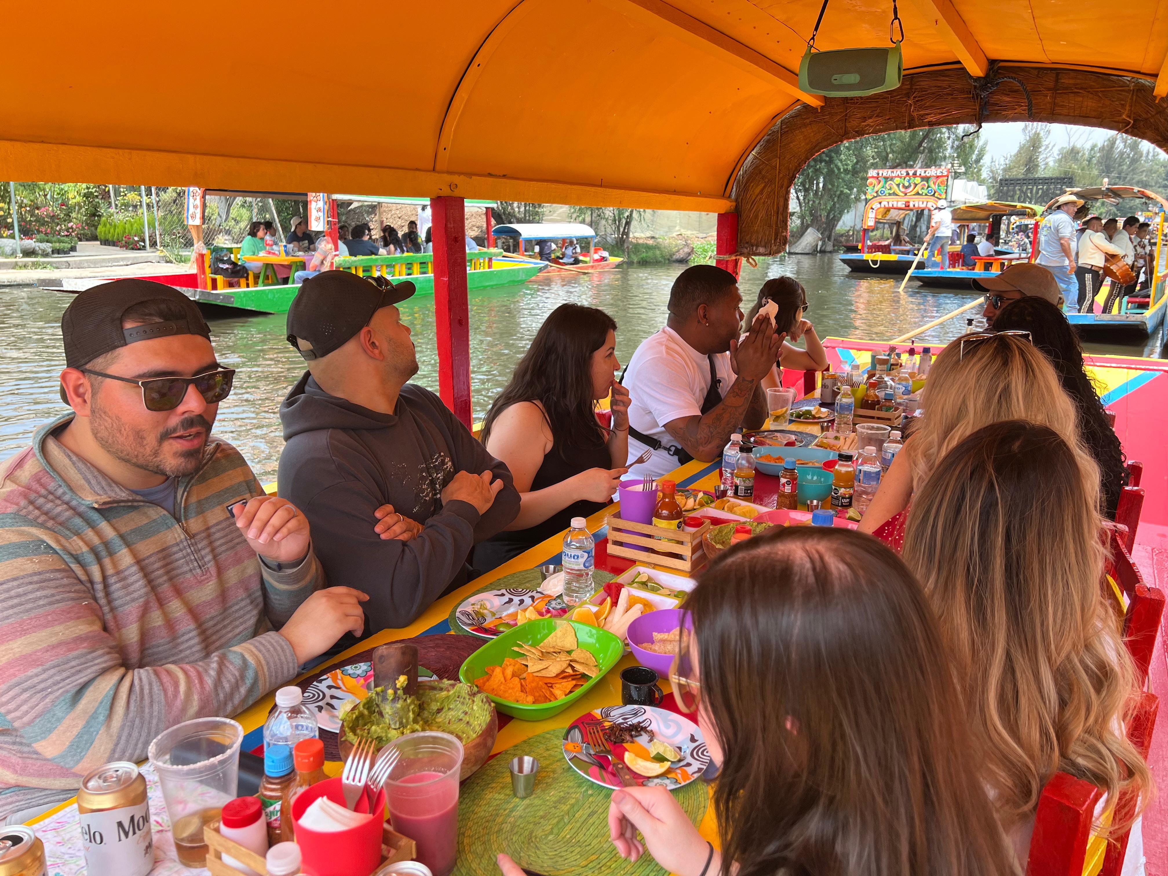Xochimilco Canal Cruise with Open Bar & Fresh Guacamole