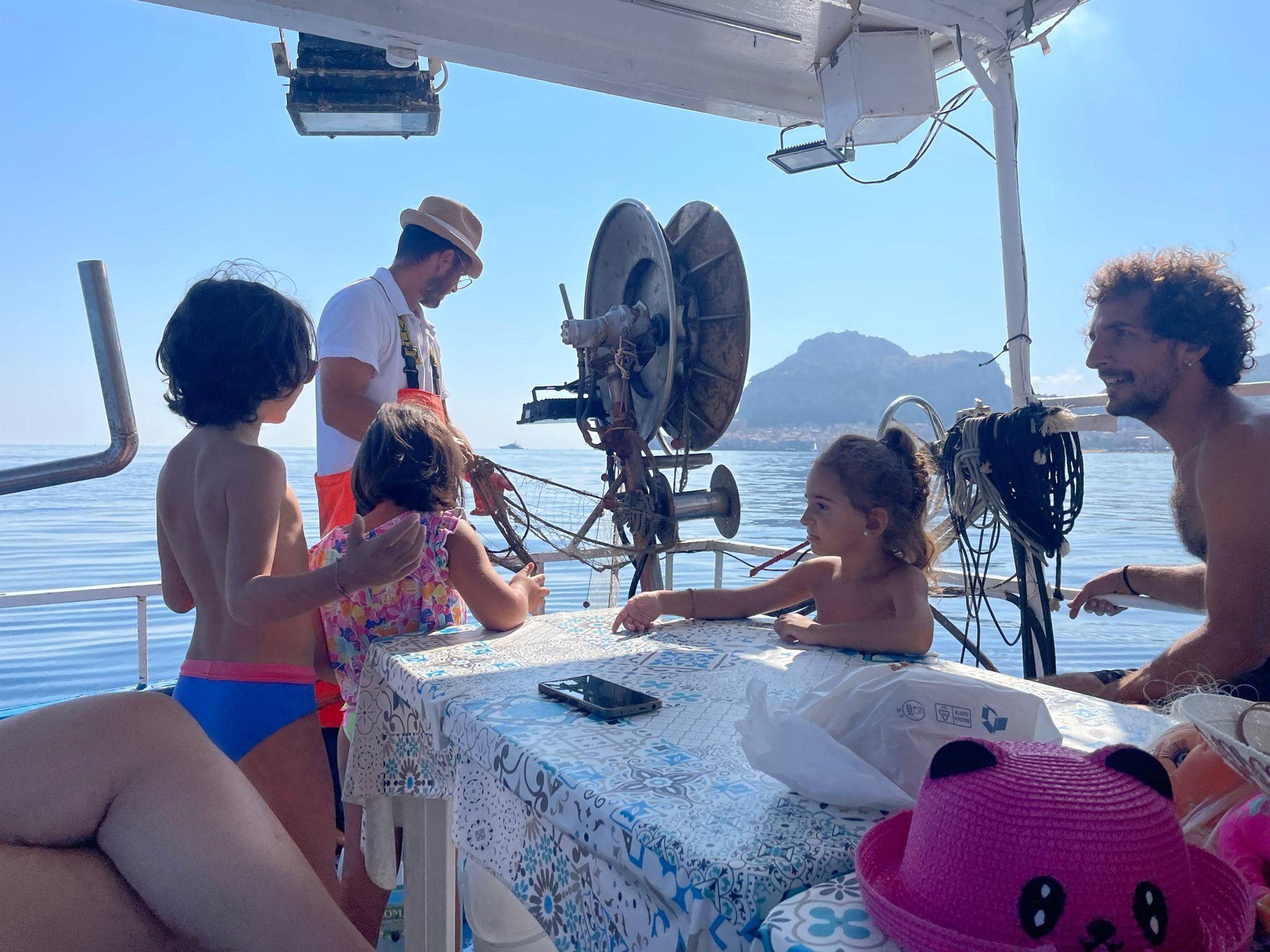 Cefalù: Fishing Boat Trip, Coastal Tour, Snorkeling, and Lunch on Board