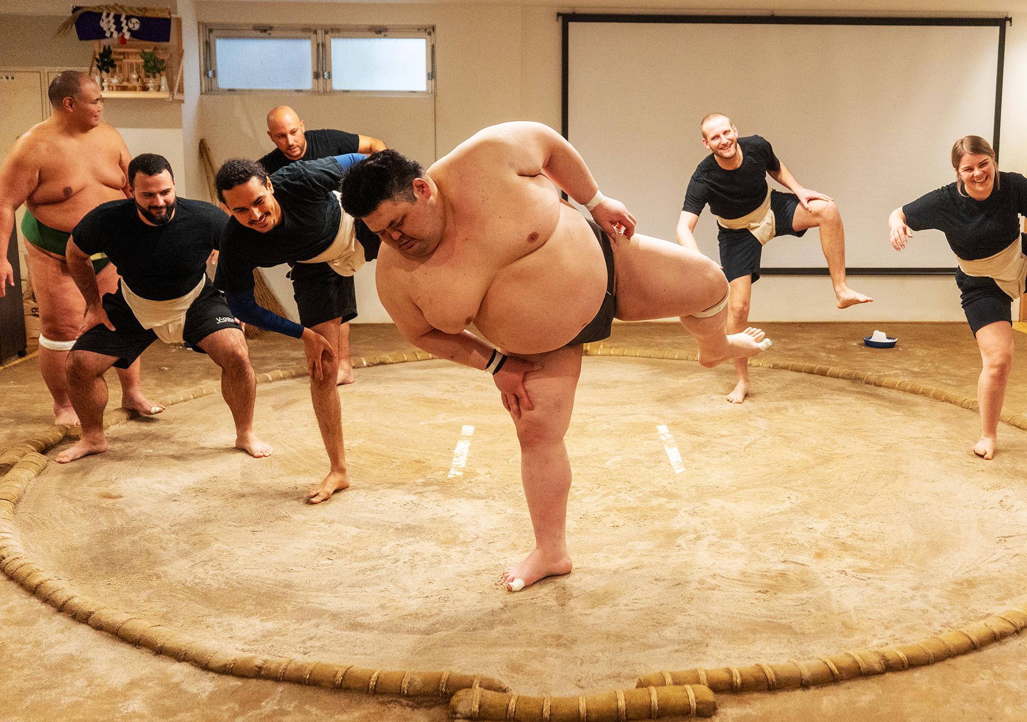 Osaka: Sumo Experience with Live Show & Audience Challenge