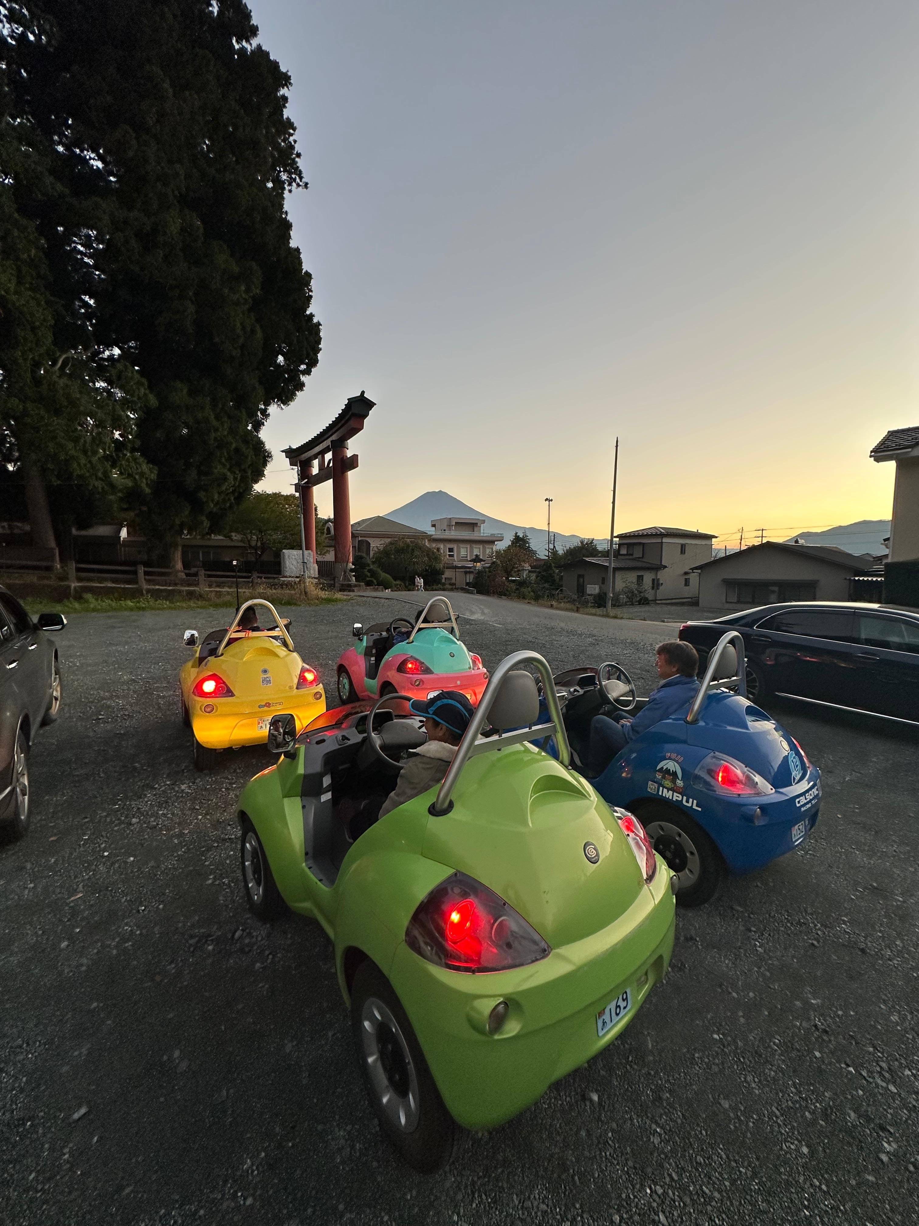 Lake Kawaguchiko Electric Mini Car Guided Tour