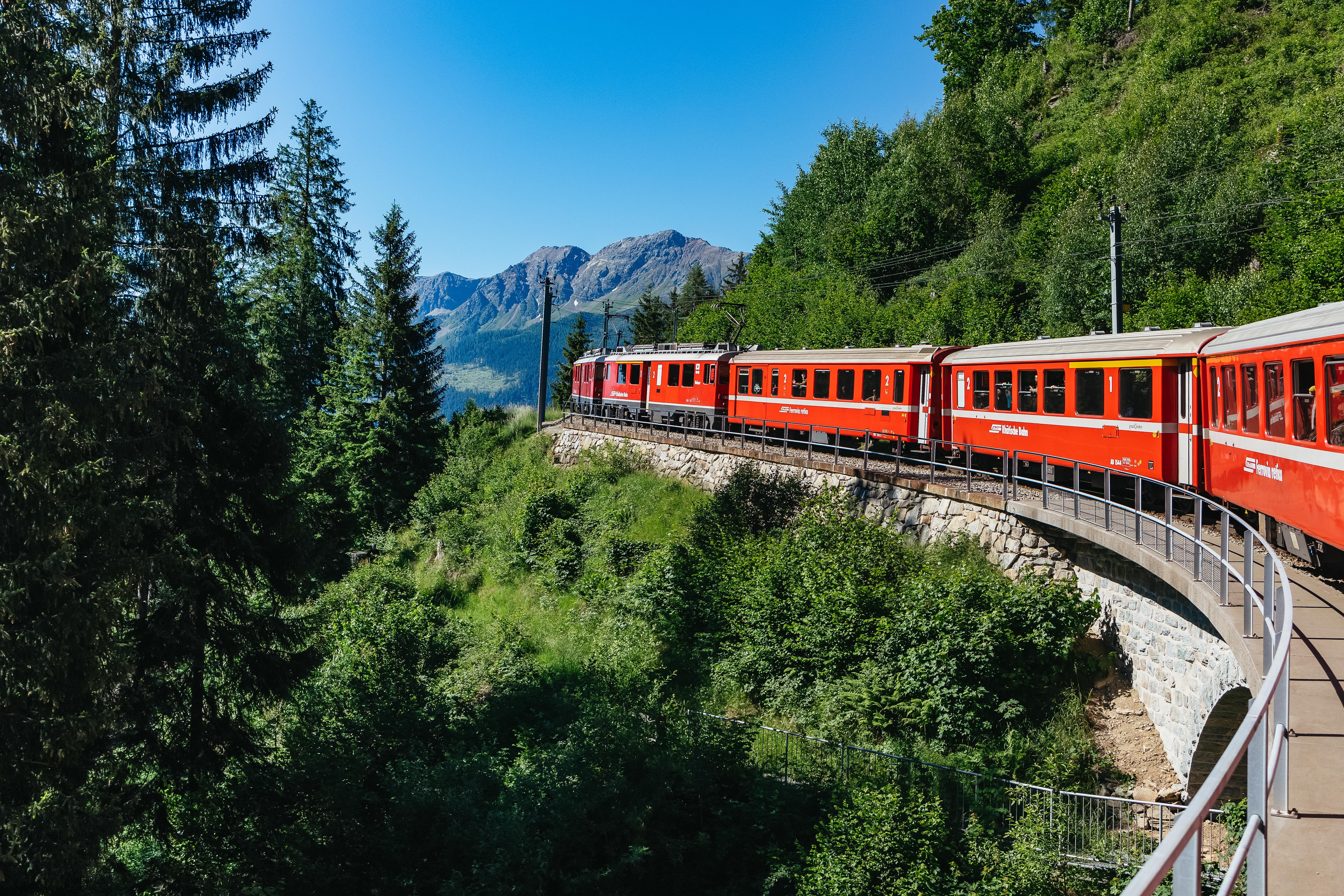 Tirano to St. Moritz red train — image 17