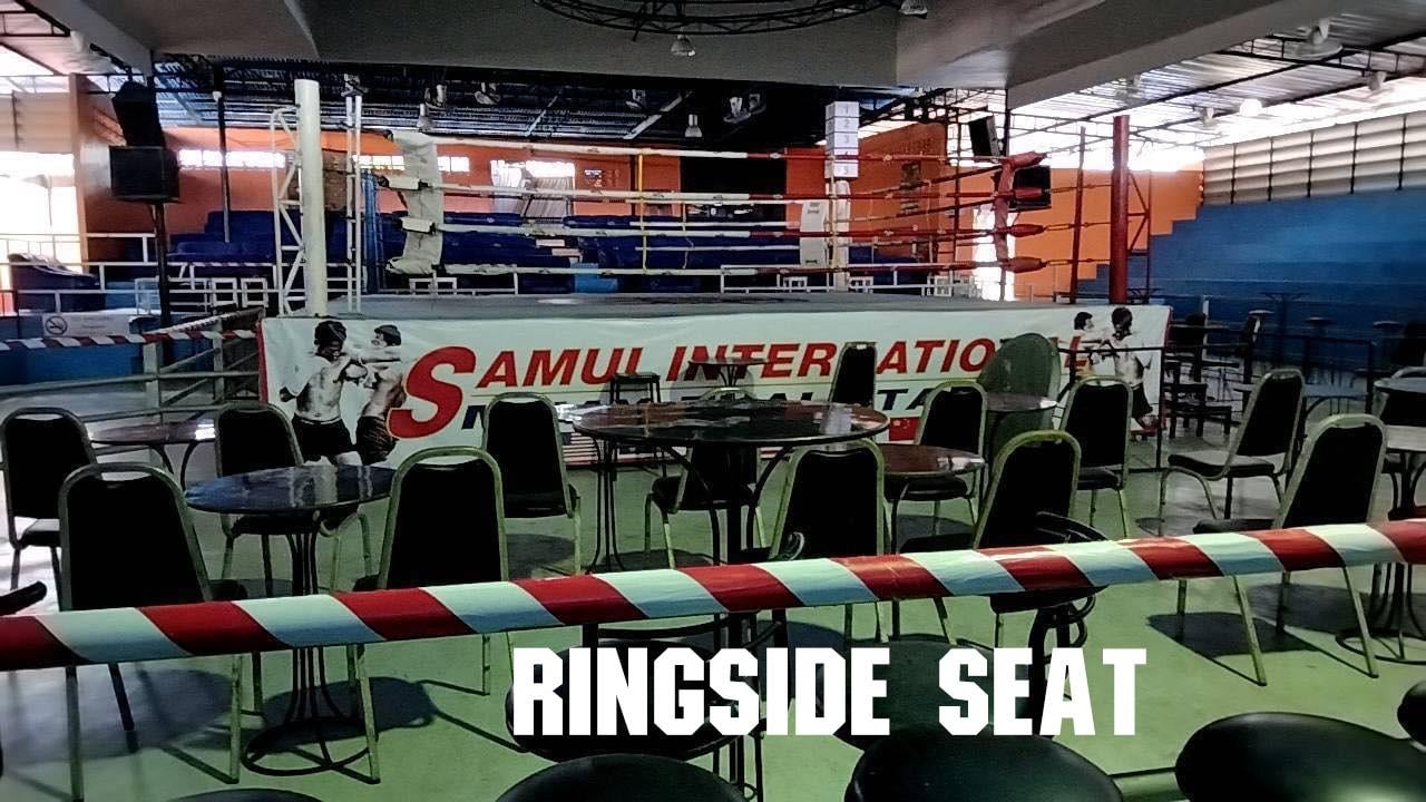 Live Muay Thai Match at Koh Samui International Stadium