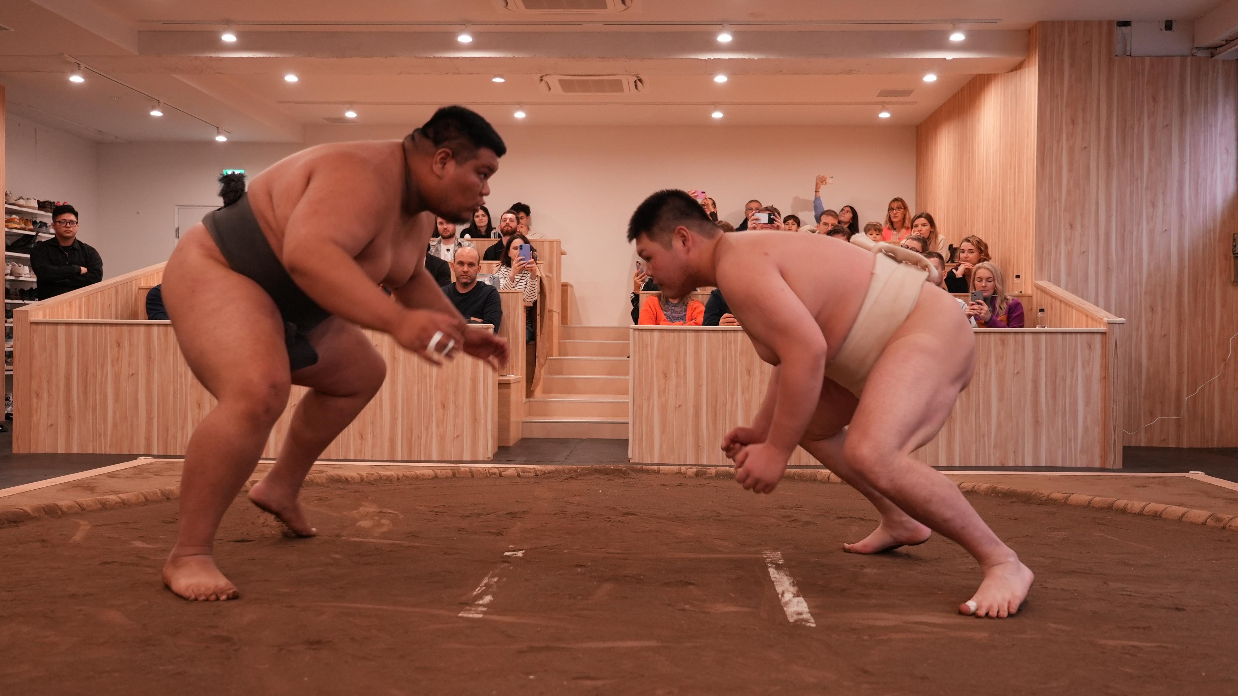 Shinjuku Sumo Show & Ring Challenge Experience