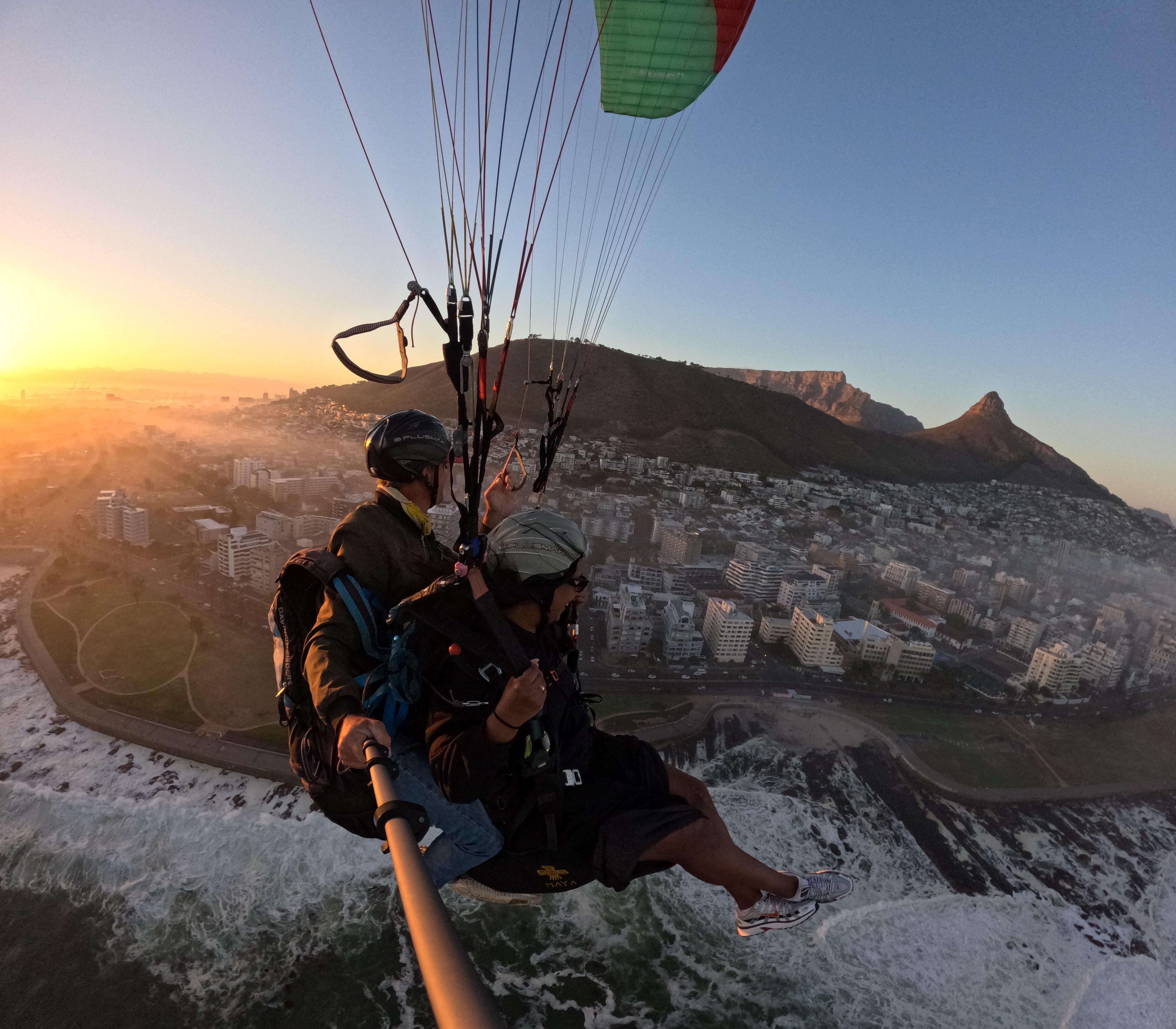 Cape Town Tandem Paragliding from Signal Hill