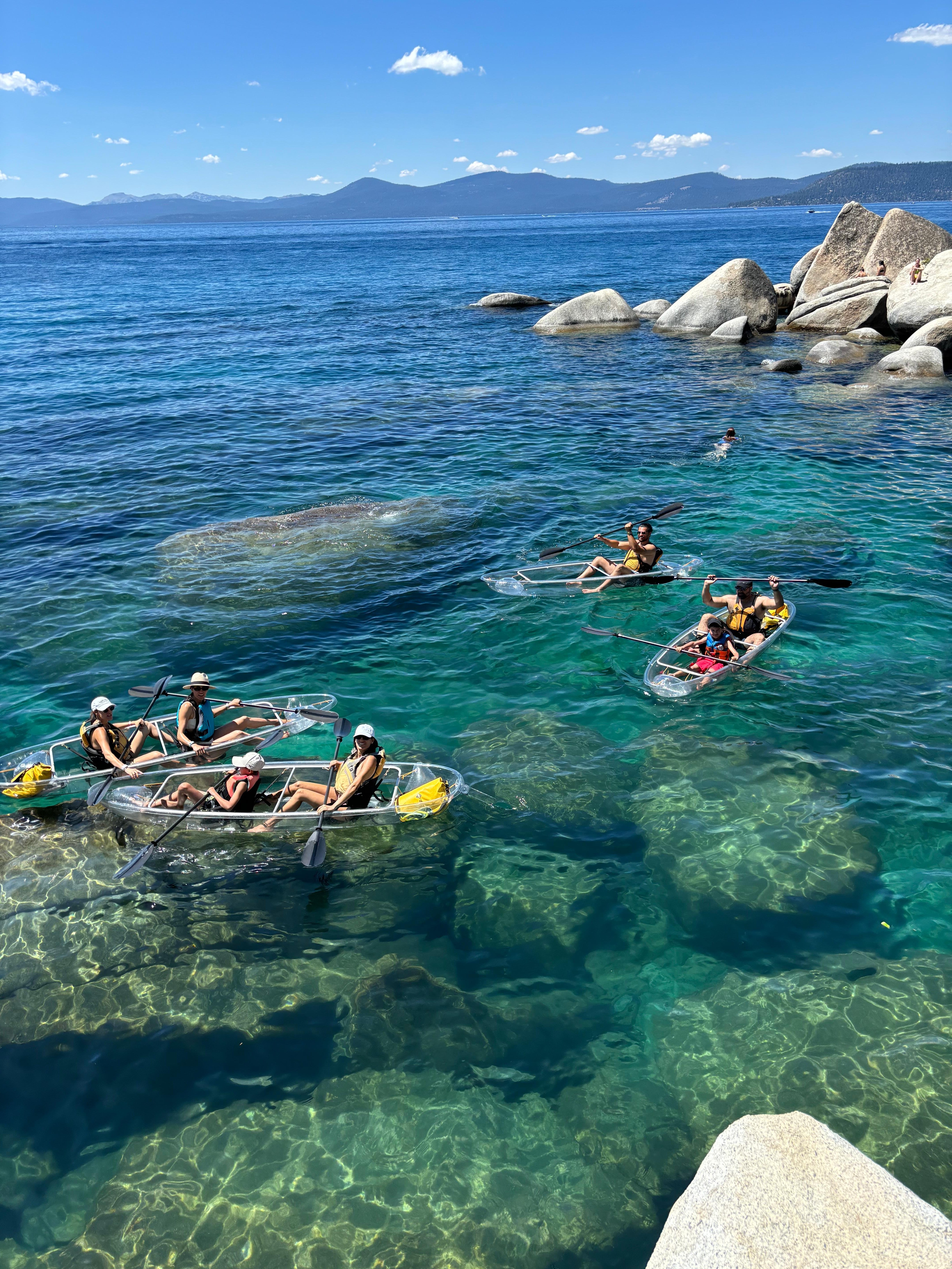 Sand Harbor Transparent Kayak Adventure