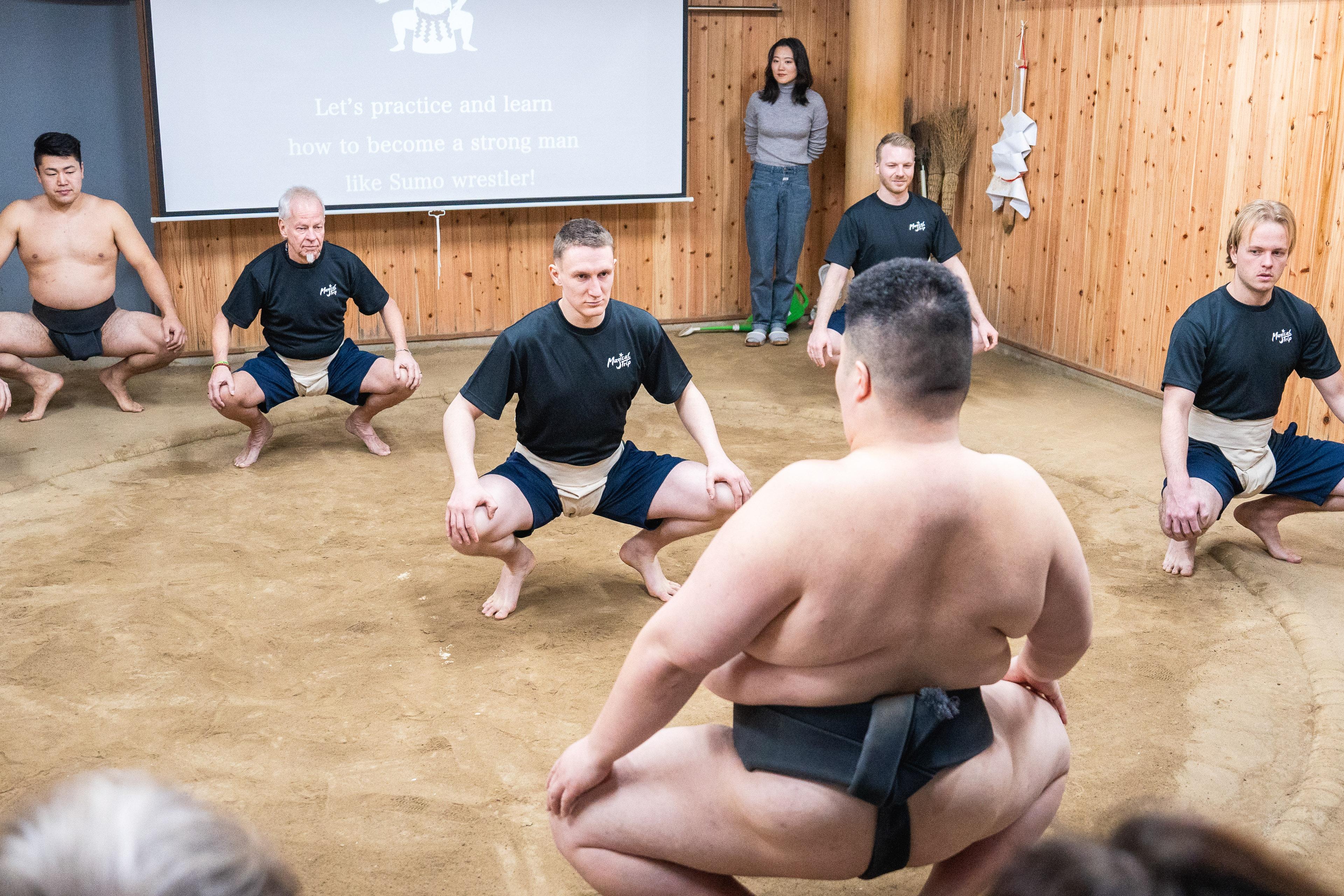 Sumo training experience near Tokyo — drills and bouts with ex-pro wrestlers — image 29