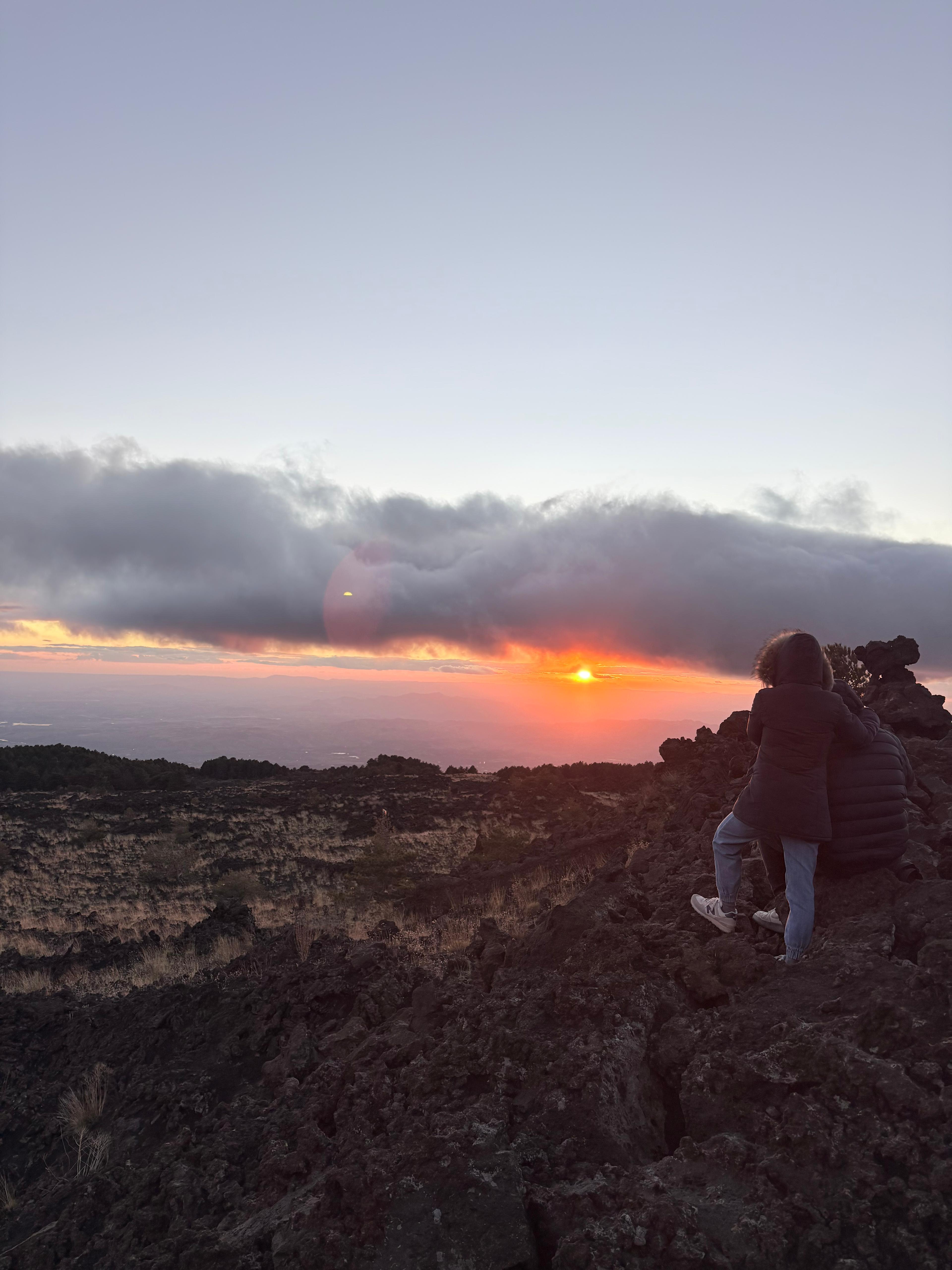 Catania: Sunset Jeep Tour of Mount Etna & Lava Caves