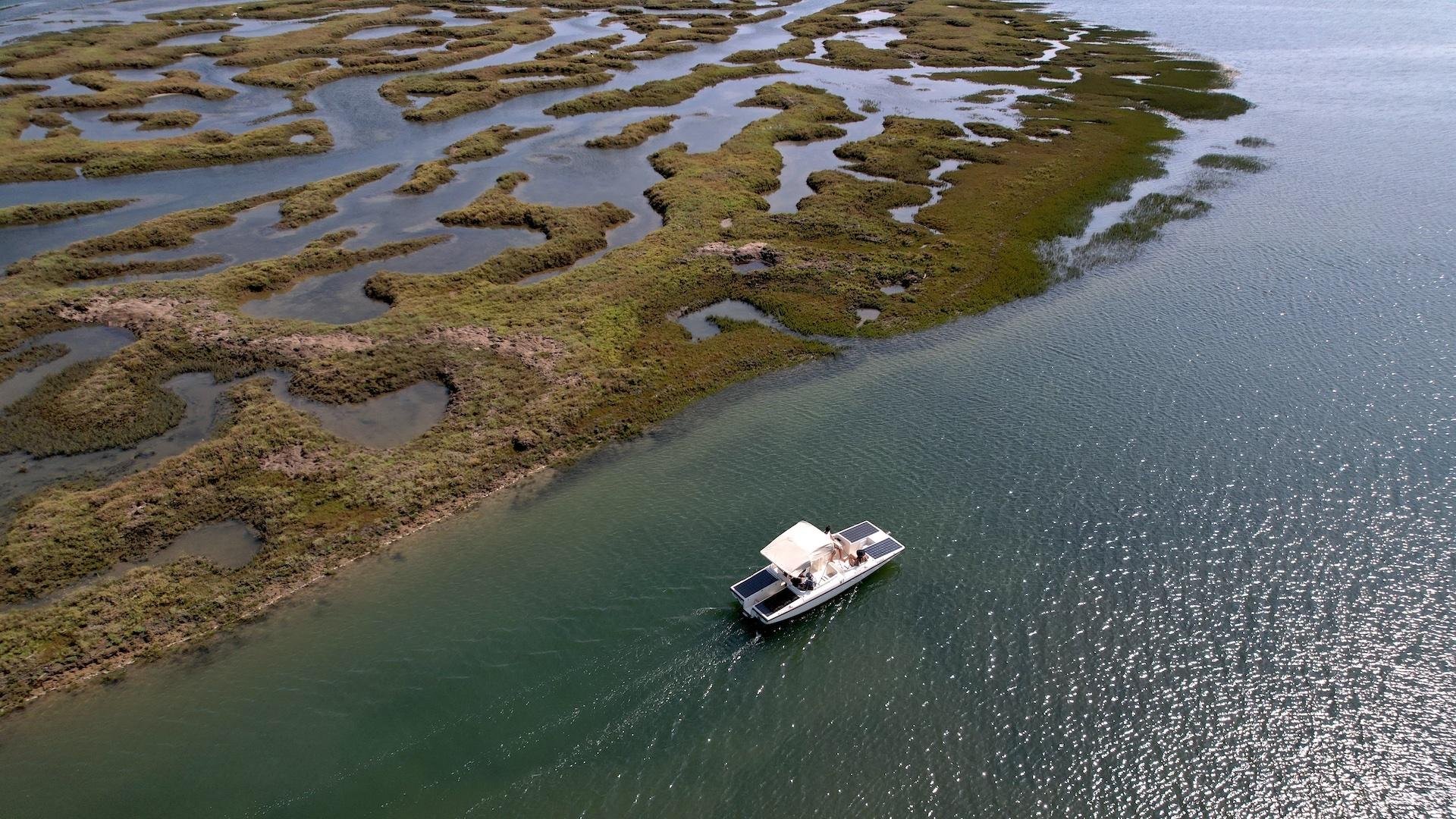 Faro: Ria Formosa Boat Tour by Eco-Friendly Solar Boat