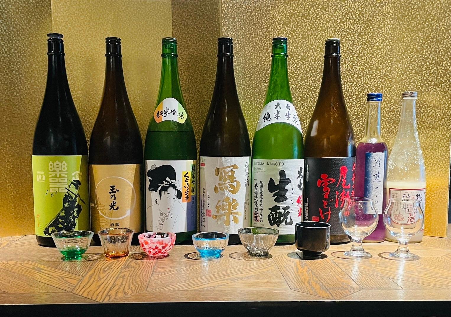Kabukicho Sake Tasting & Snack Experience