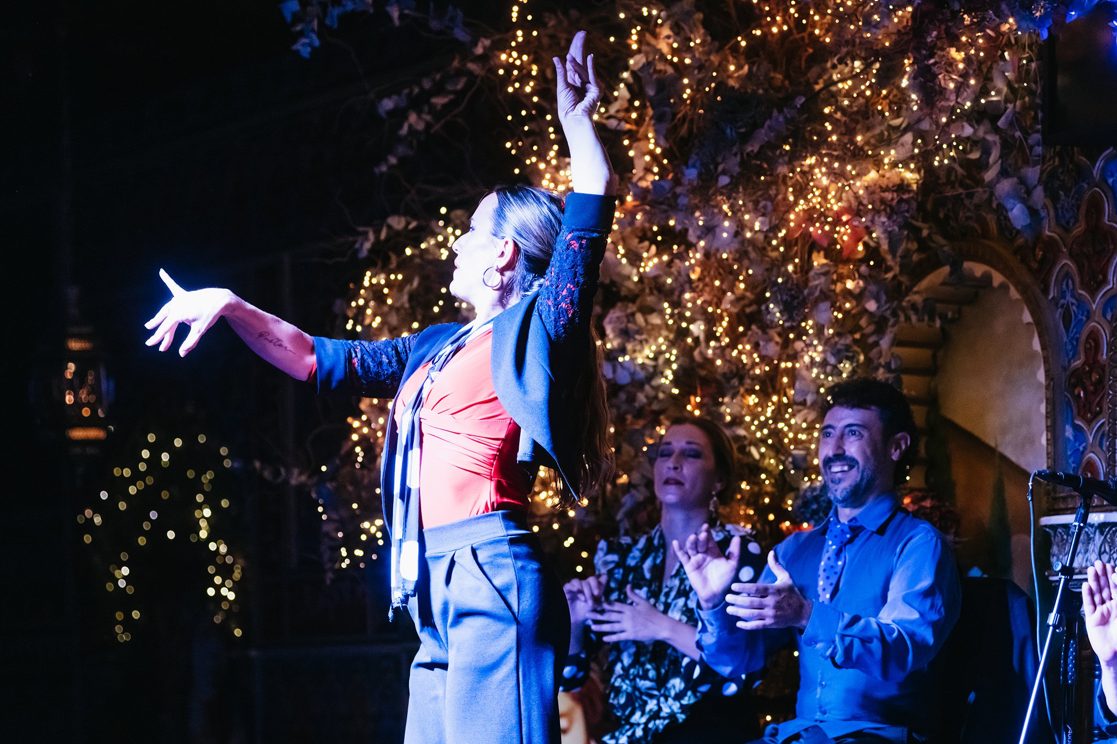 Live Flamenco Performance at Torres Bermejas